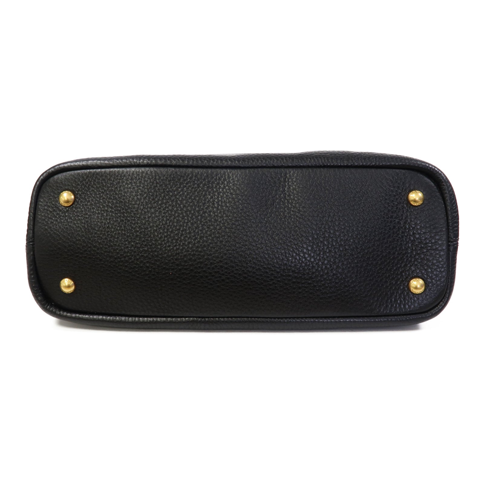 PRADA 牛皮皮革Shoulder Bag金扣肩背袋黑色