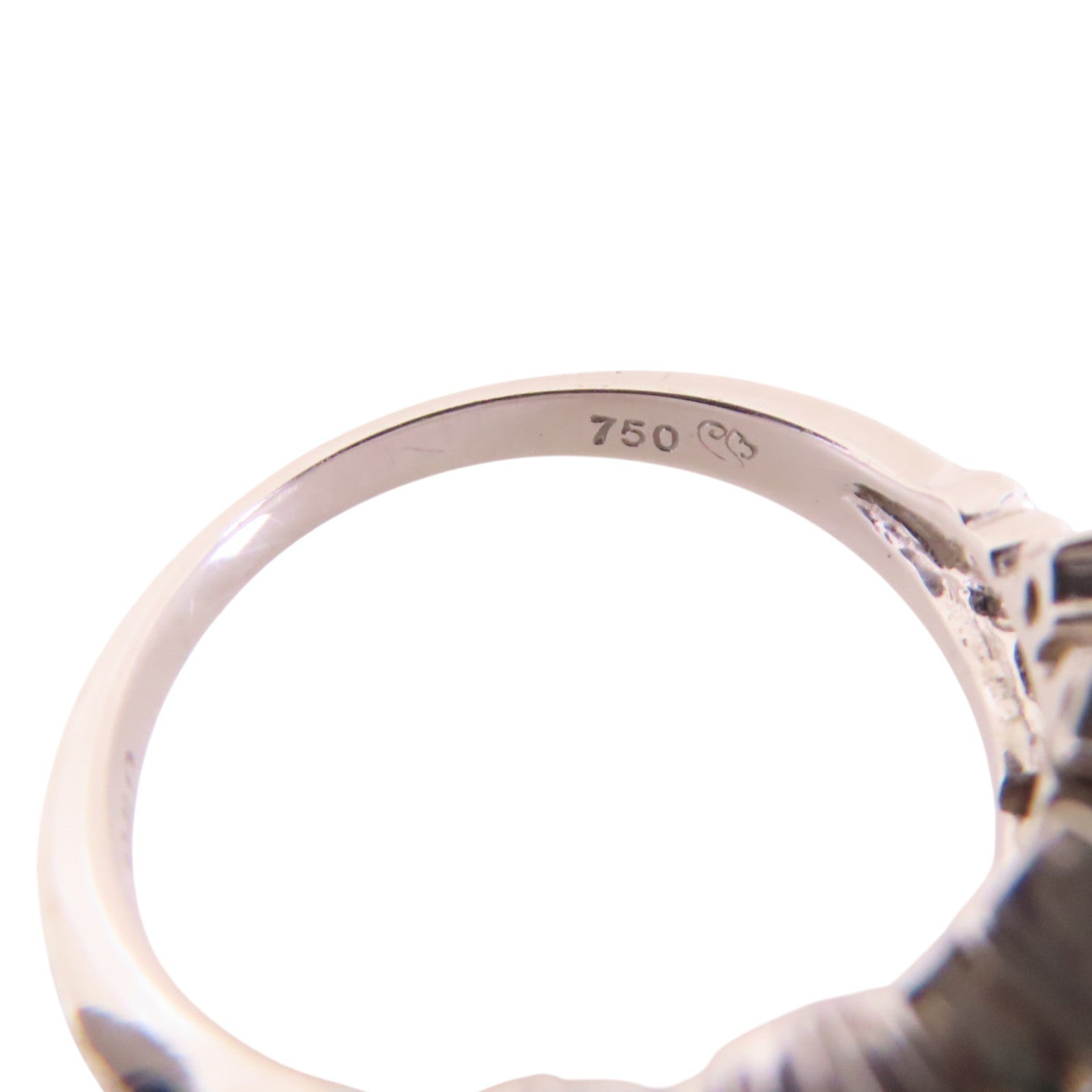 JEWELRY 18K白金/鑽石Diamond Ring戒指US#4.5