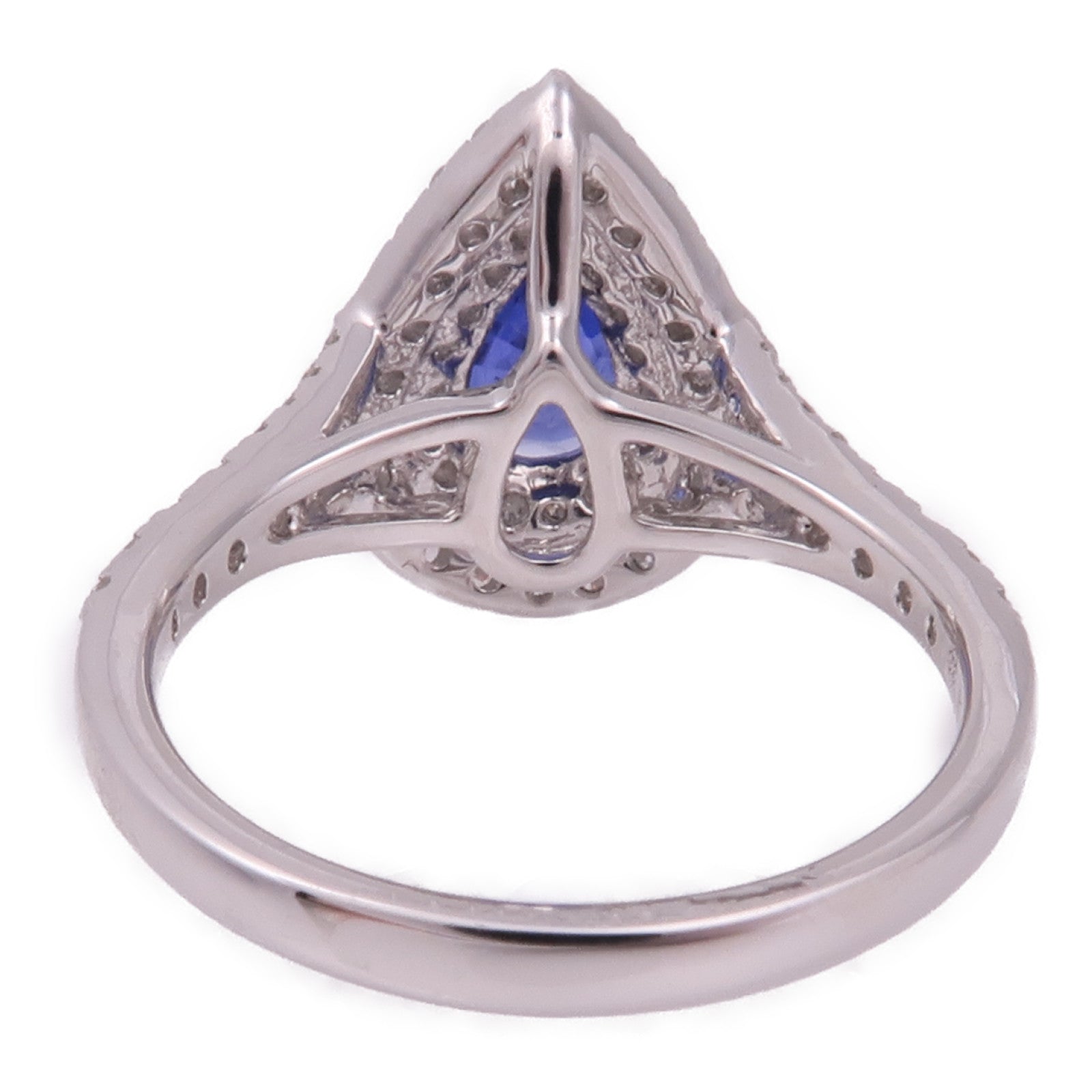 JEWELRY 【激減優惠】18K白金/藍寶石Sapphire Ring戒指US#5.75