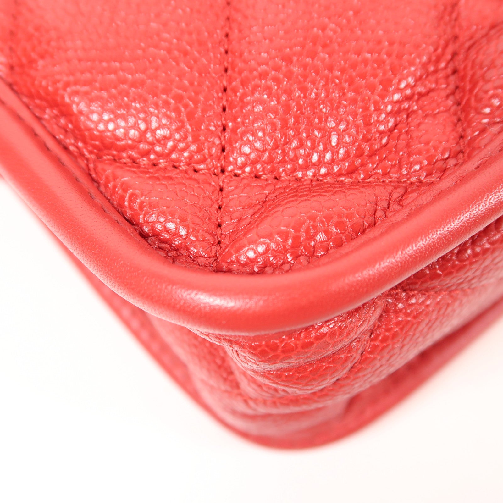 CHANEL 牛皮皮革Riviera Flap Bag銀扣鏈帶肩背袋