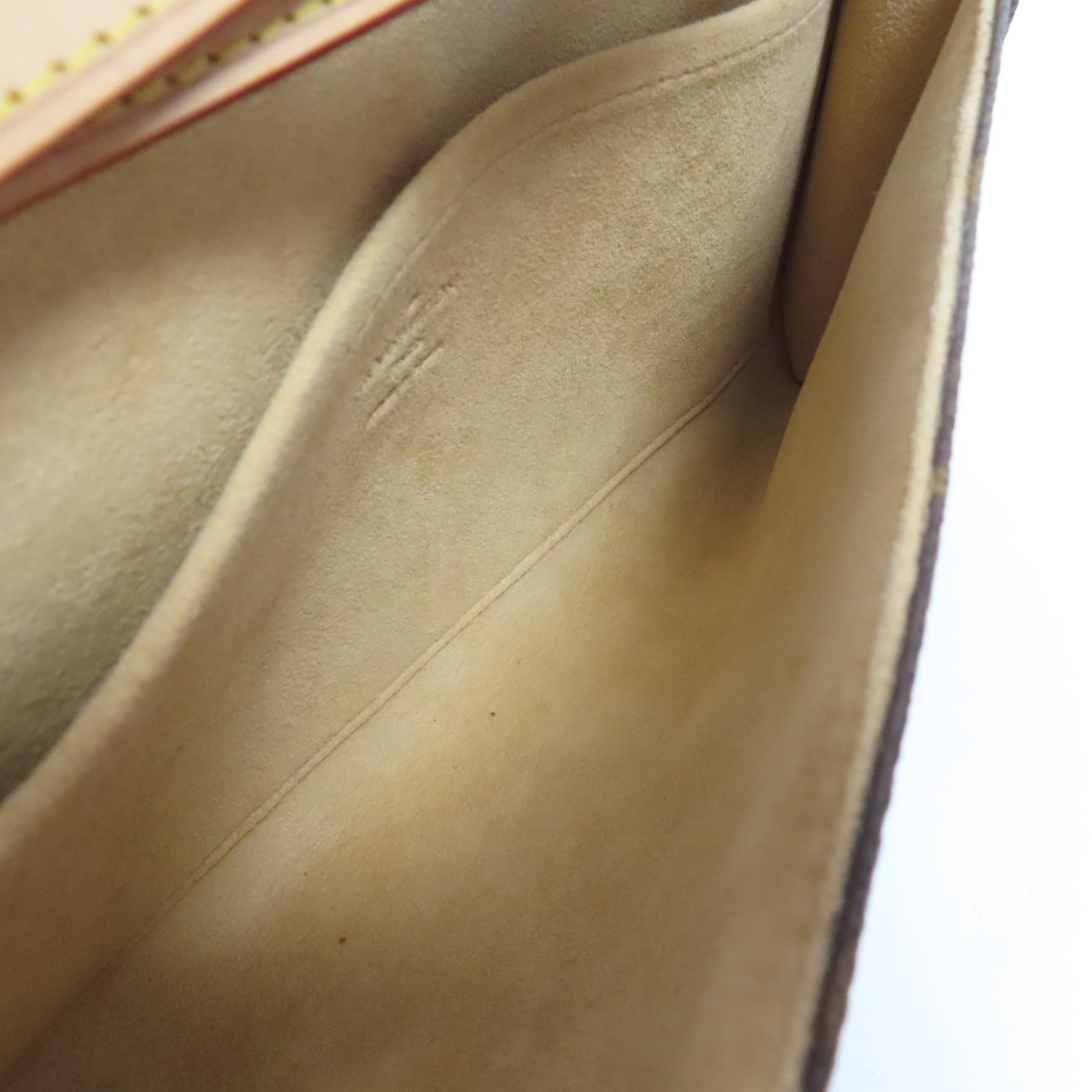 LOUIS VUITTON 【激減優惠】Monogram Pochette Twin GM金扣肩背袋啡色