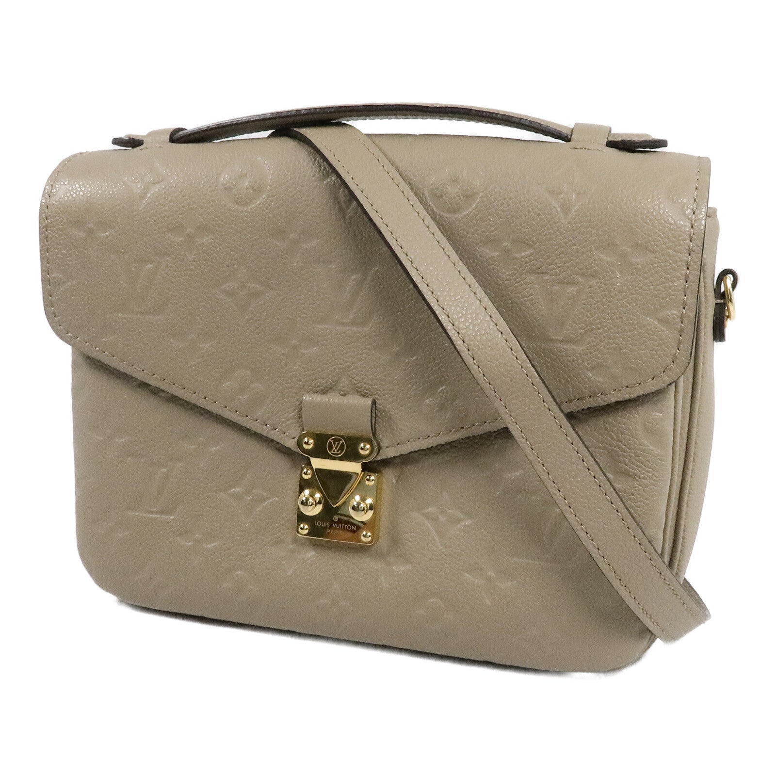 LOUIS VUITTON Monogram Empreinte Pochette Metis手挽肩背兩用袋