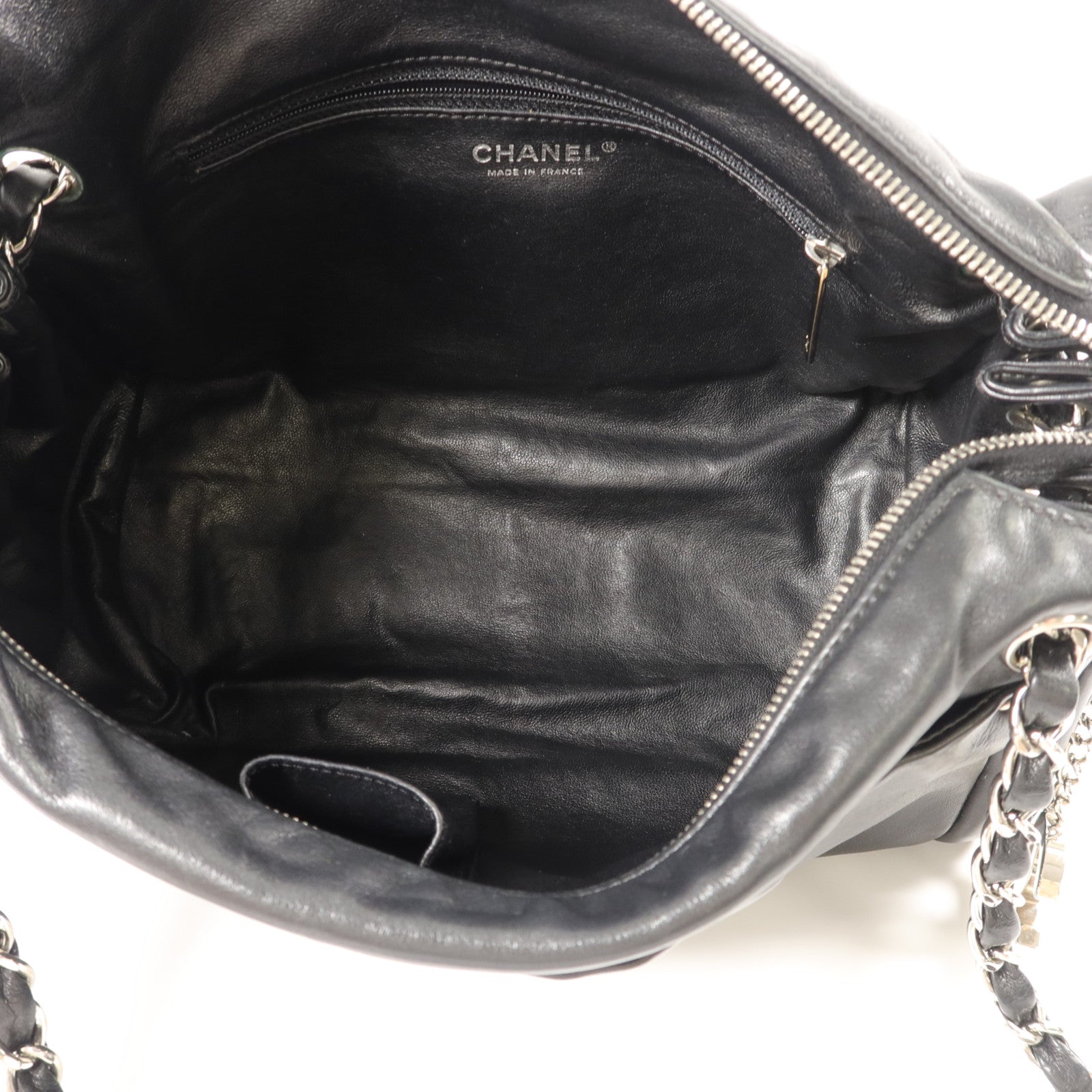 CHANEL 羊皮皮革Chain Shoulder Bag鏈帶肩背袋