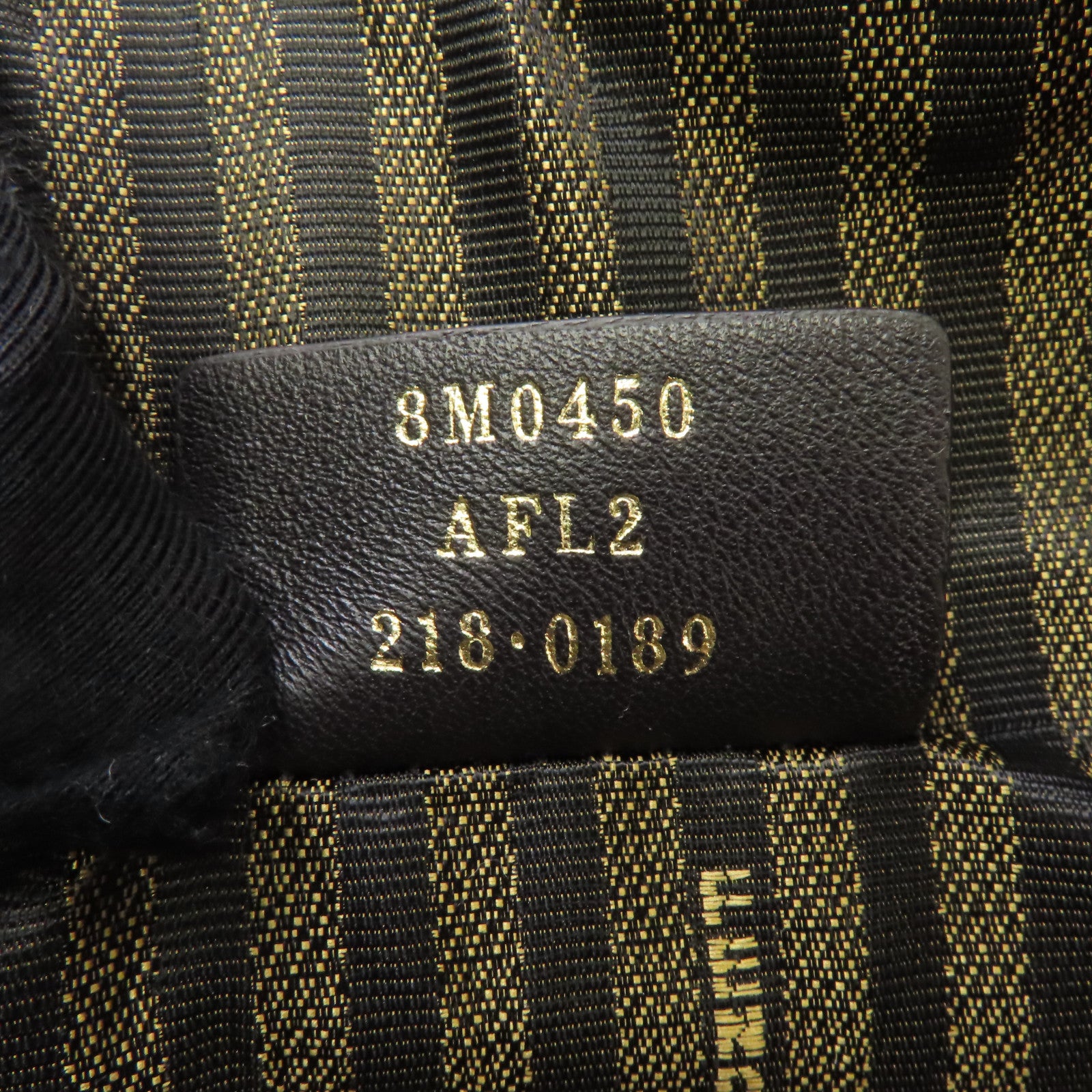 FENDI 帆布Clutch Bag金扣手拿包啡色