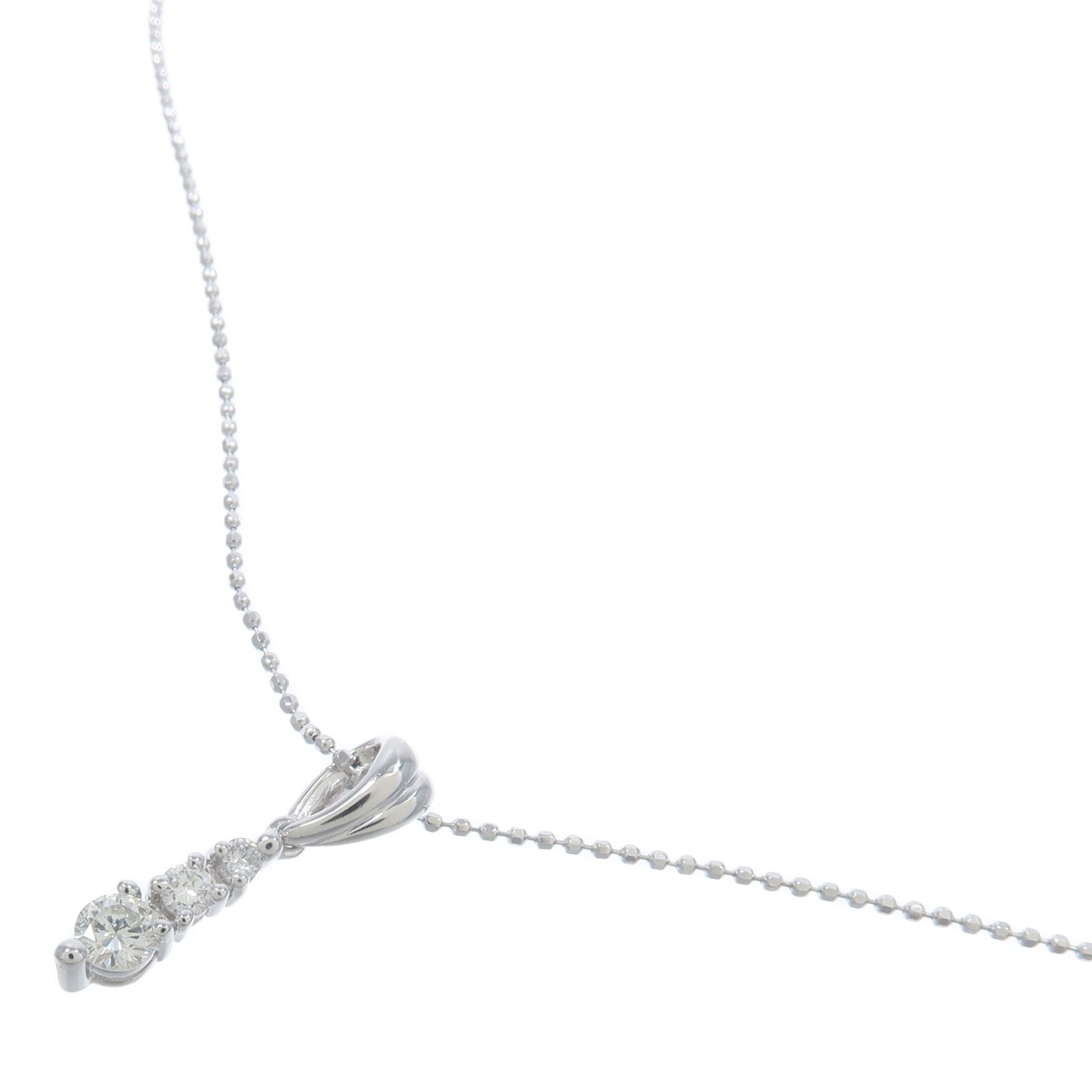 JEWELRY PT900鉑金/18K白金Diamond Necklace鑽石項鍊