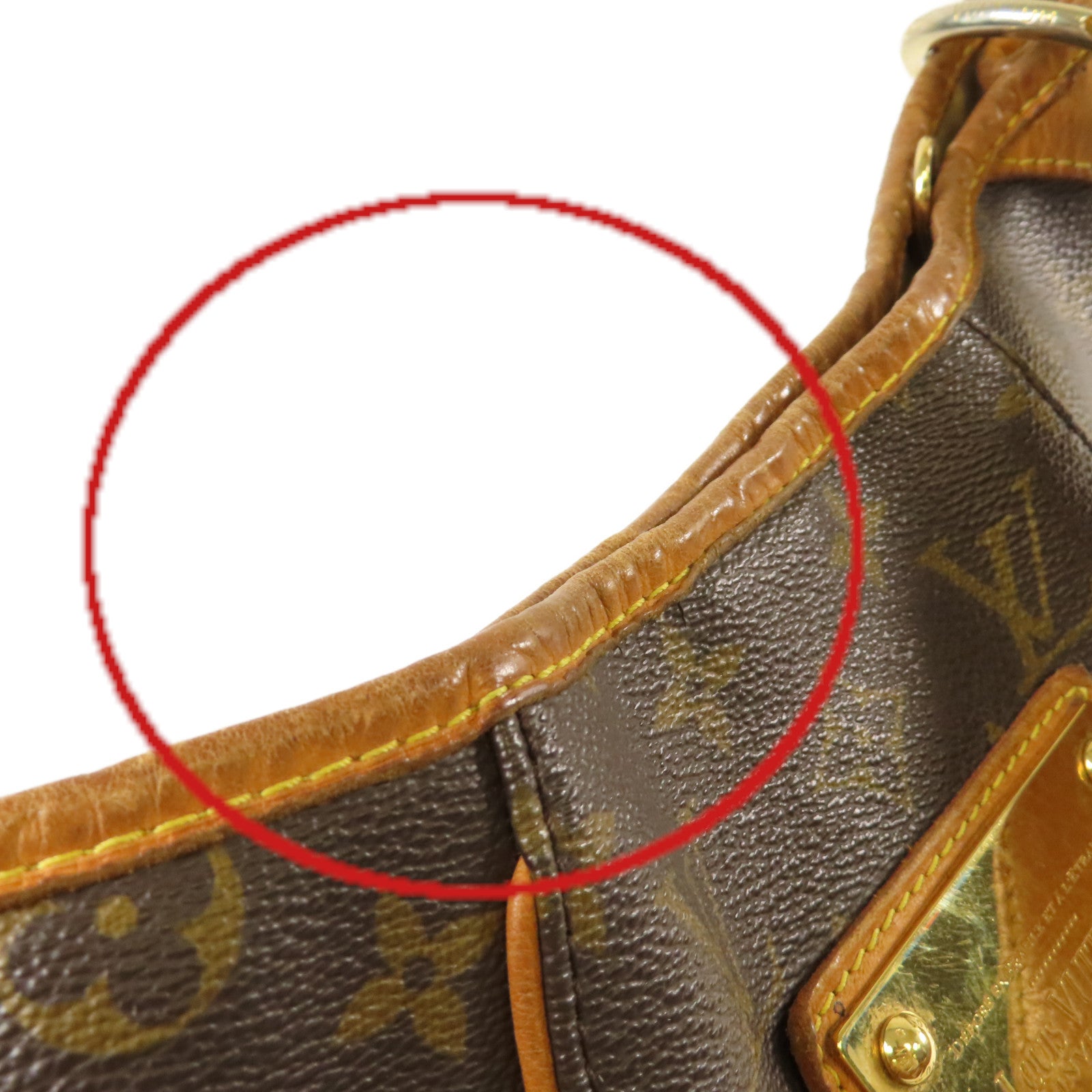 LOUIS VUITTON 【清倉大減價】Monogram Galliera PM Shoulder Bag金扣肩背袋啡色