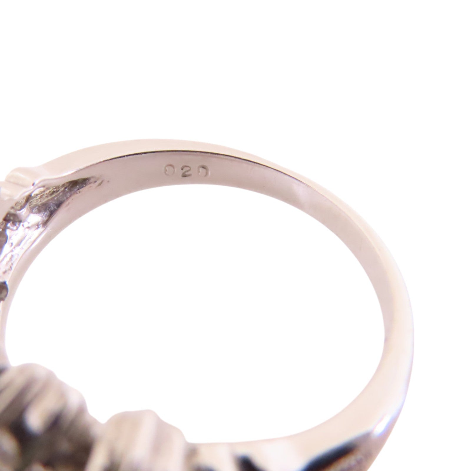 JEWELRY 【激減優惠】18K白金/鑽石Diamond Ring戒指US#4.5