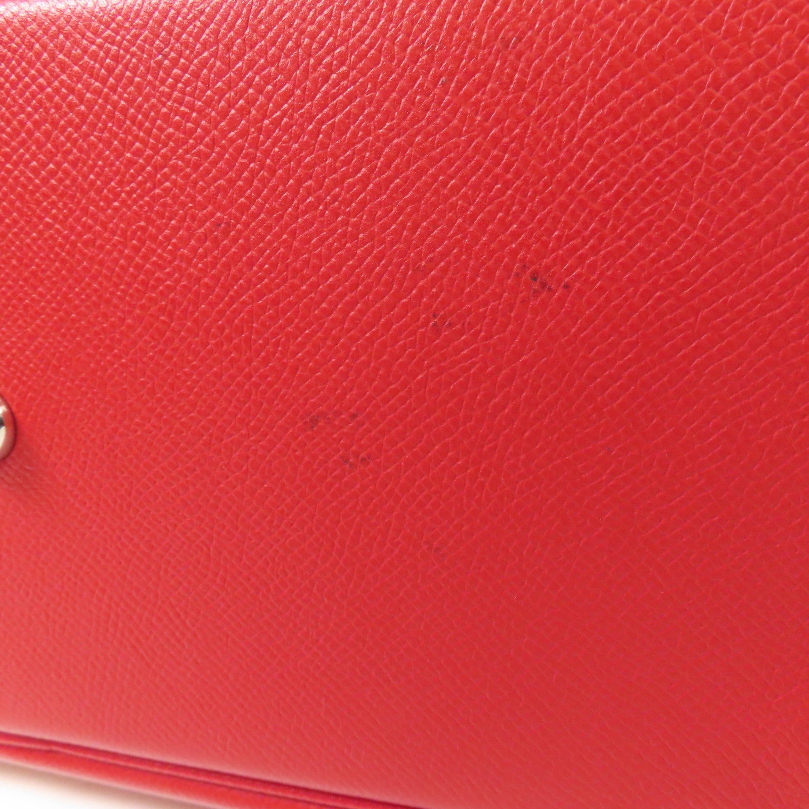 HERMES 【激減優惠】Epsom皮革Bolide1923 30銀扣手挽肩背兩用袋Rouge Tomate