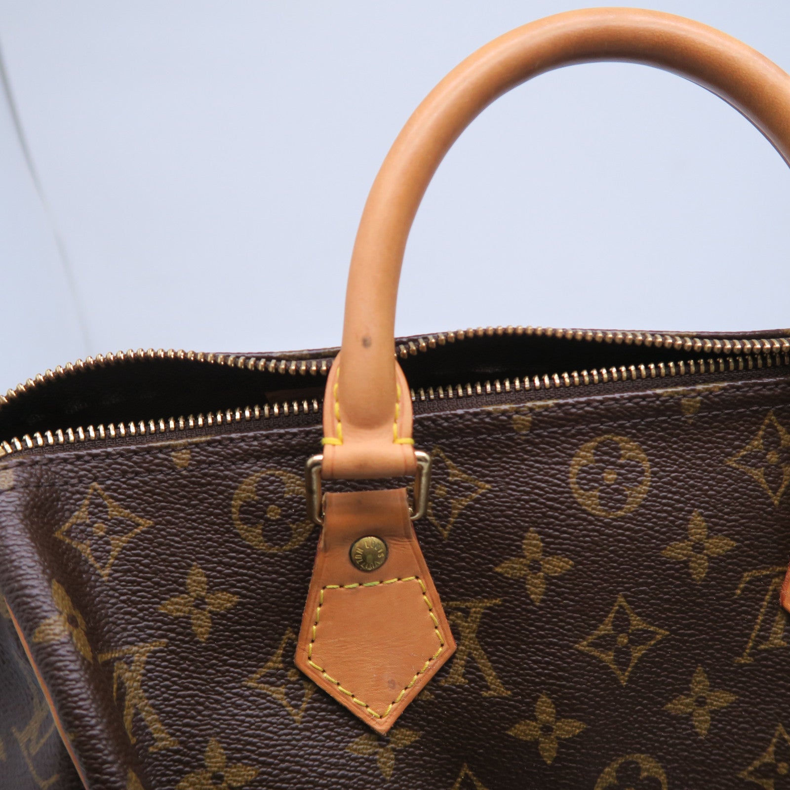 LOUIS VUITTON 【激減優惠】Monogram Speedy 30金扣手挽袋啡色