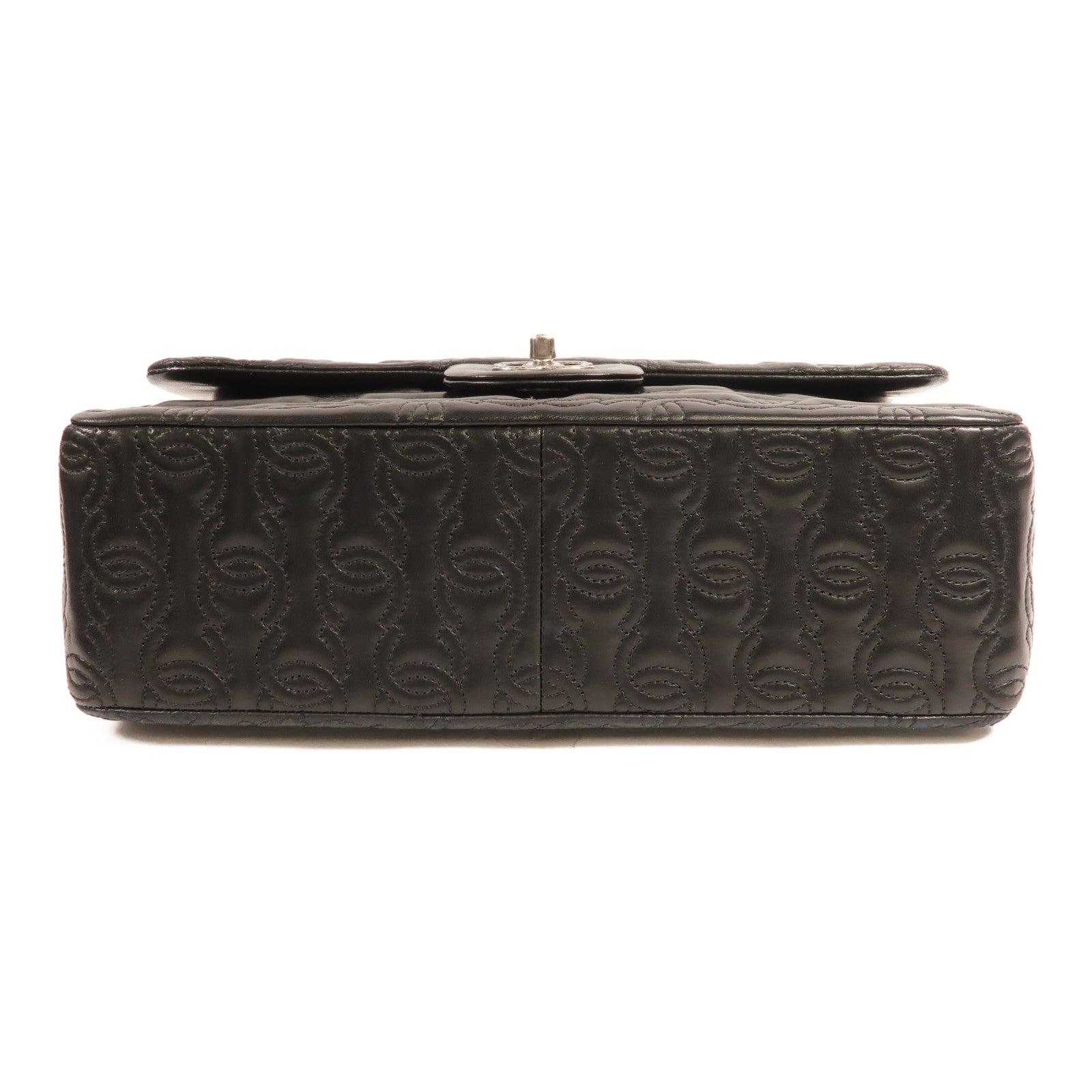 CHANEL 羊皮皮革CC Stitch Flap Bag肩背袋