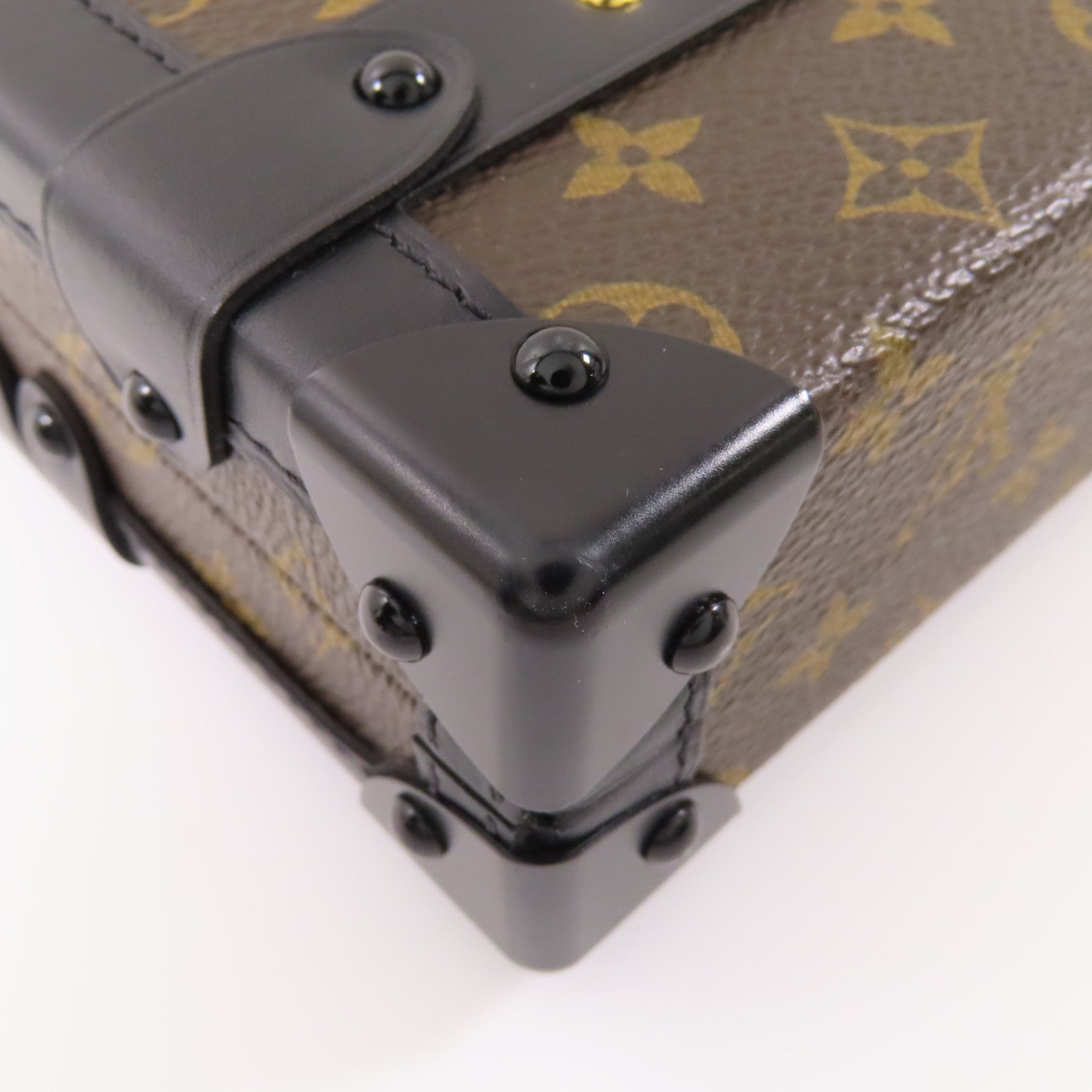 LOUIS VUITTON Monogram Petite Malle金扣肩背袋