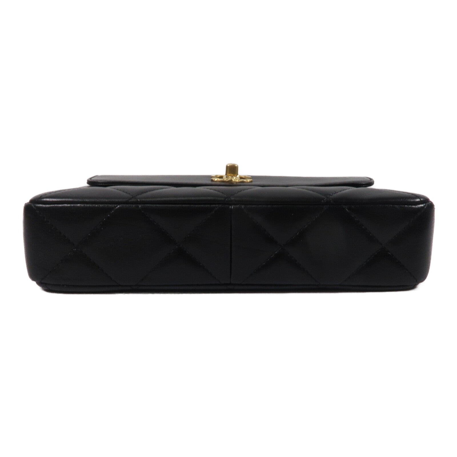 CHANEL 羊皮皮革Cutout Handle Evening Clutch鏈帶手挽肩背兩用袋