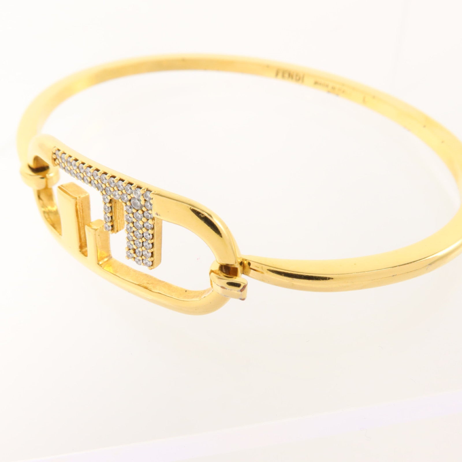 FENDI 金屬O'Lock Bangle(L)手鐲