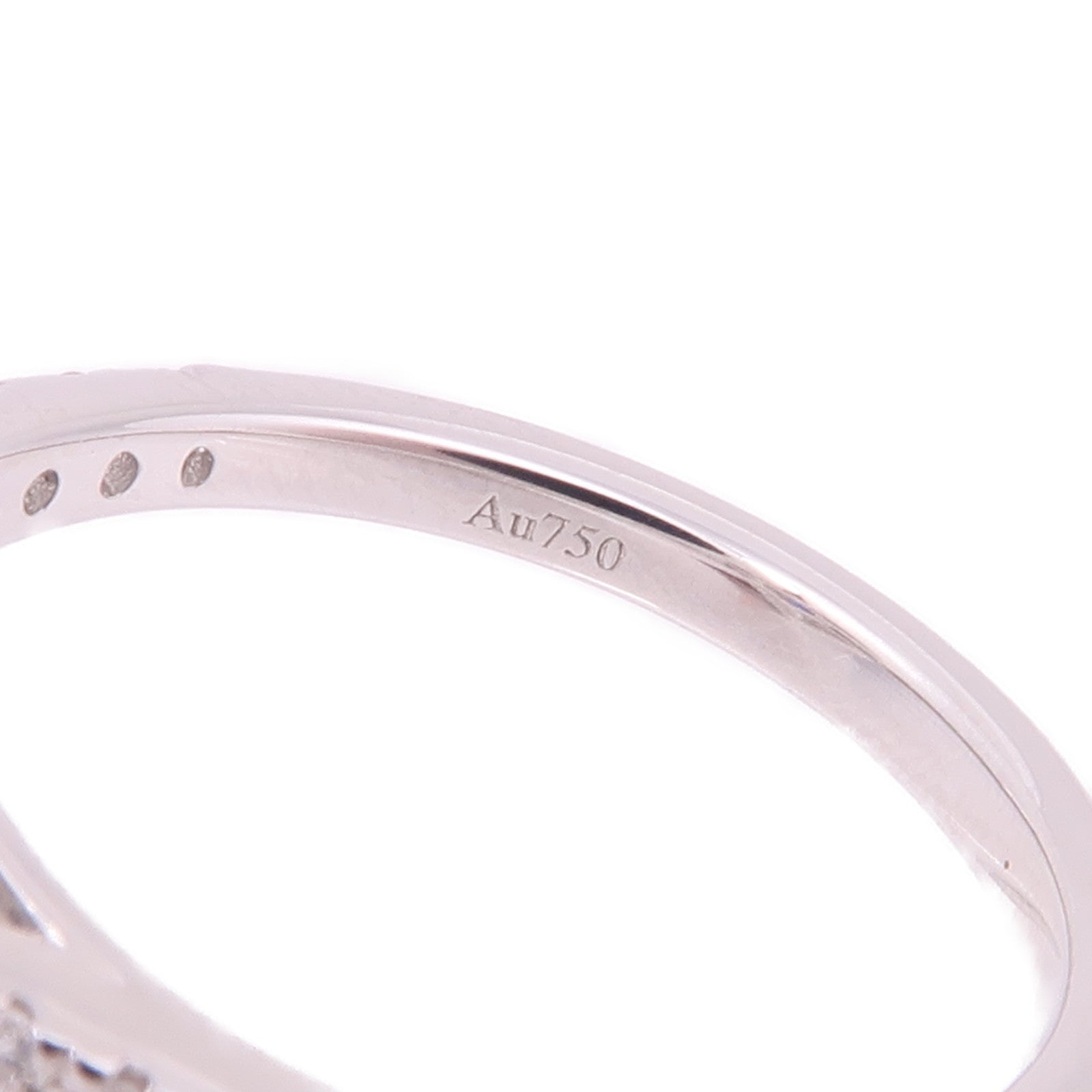 JEWELRY 【激減優惠】18K白金/藍寶石Sapphire Ring戒指US#5.75