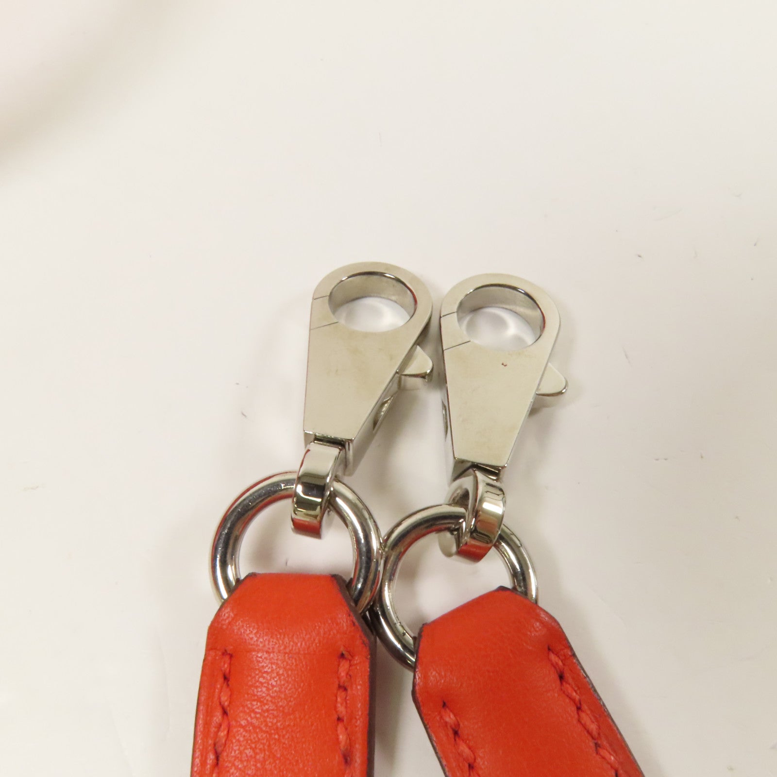 HERMES Clemence皮革24/24 29cm銀扣手挽肩背兩用袋Capucine