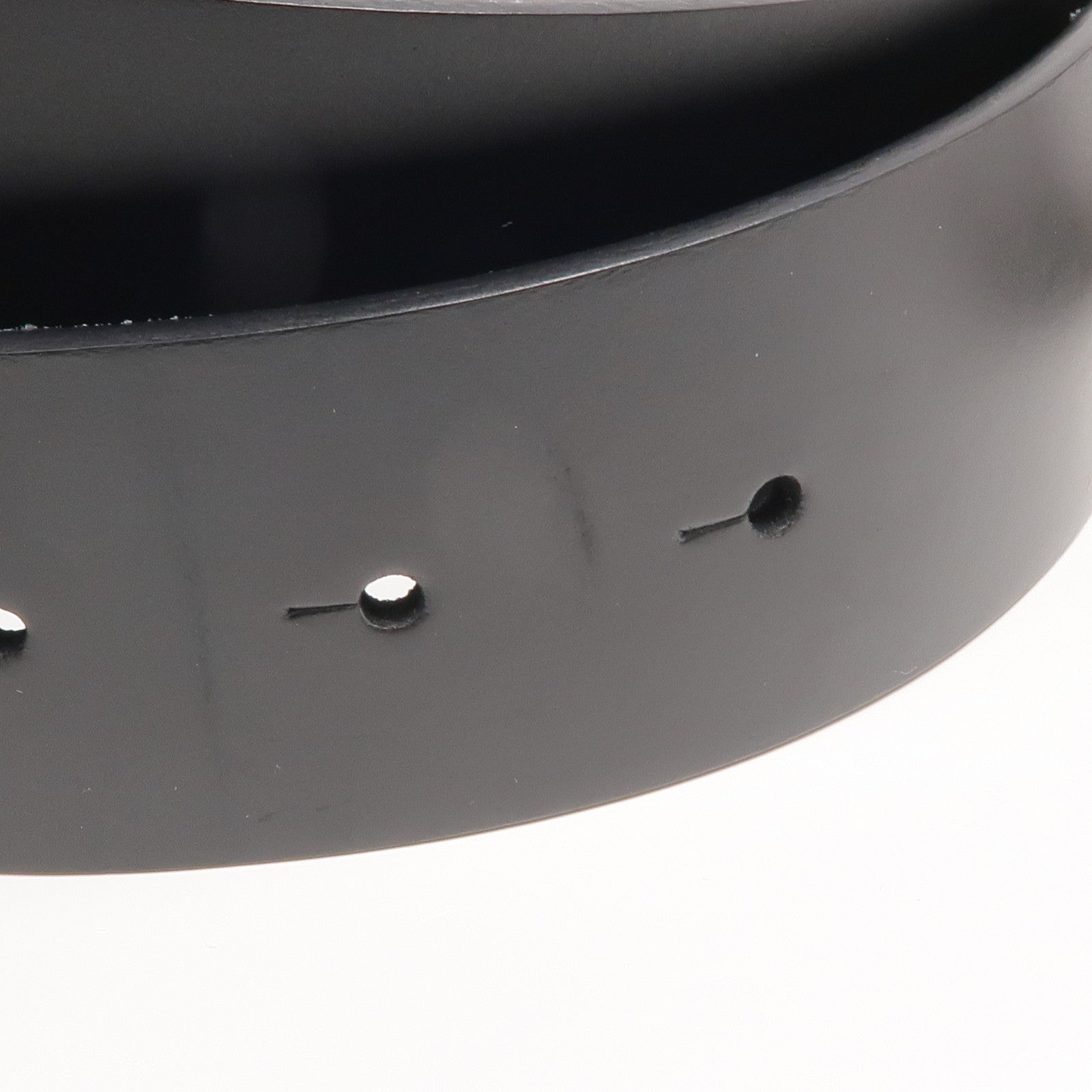 CHANEL 牛皮皮革Belt 95cm銀扣皮帶