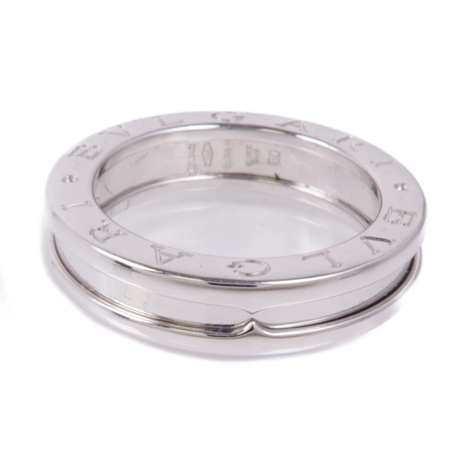 BVLGARI 【激減優惠】18K白金B-zero 1 Band戒指Bvlgari#50/US#5.25