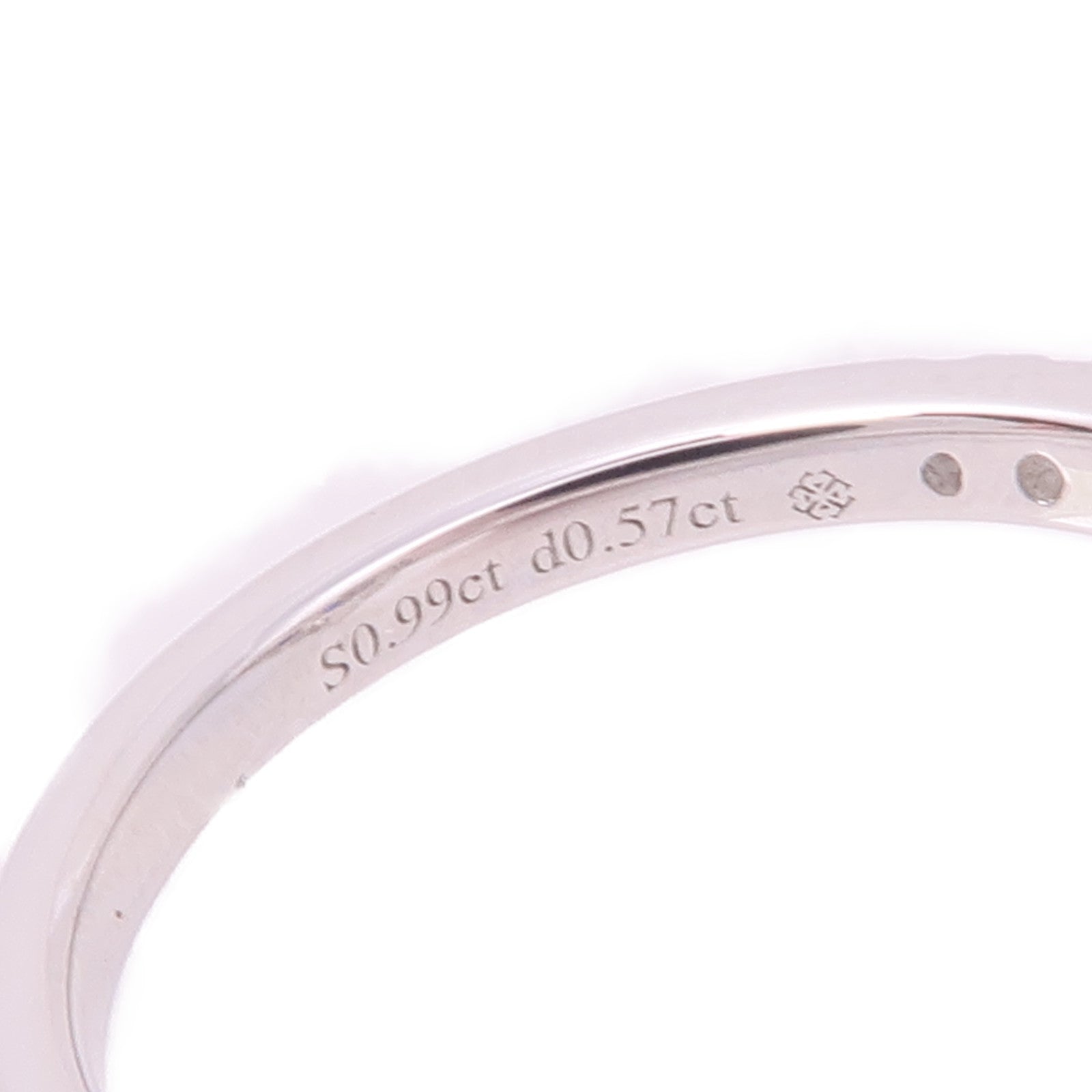 JEWELRY 【激減優惠】18K白金/藍寶石Sapphire Ring戒指US#5.75