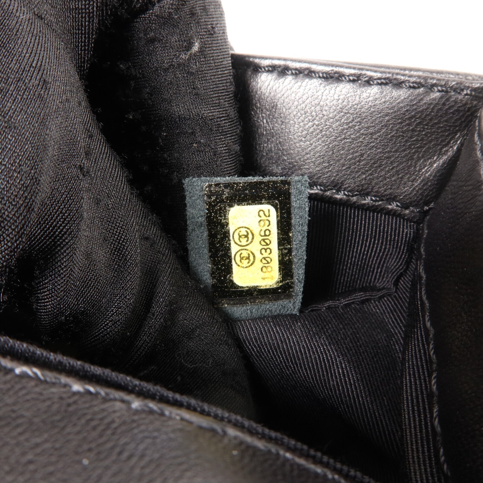 CHANEL 羊皮皮革Boy 20鏈帶肩背袋