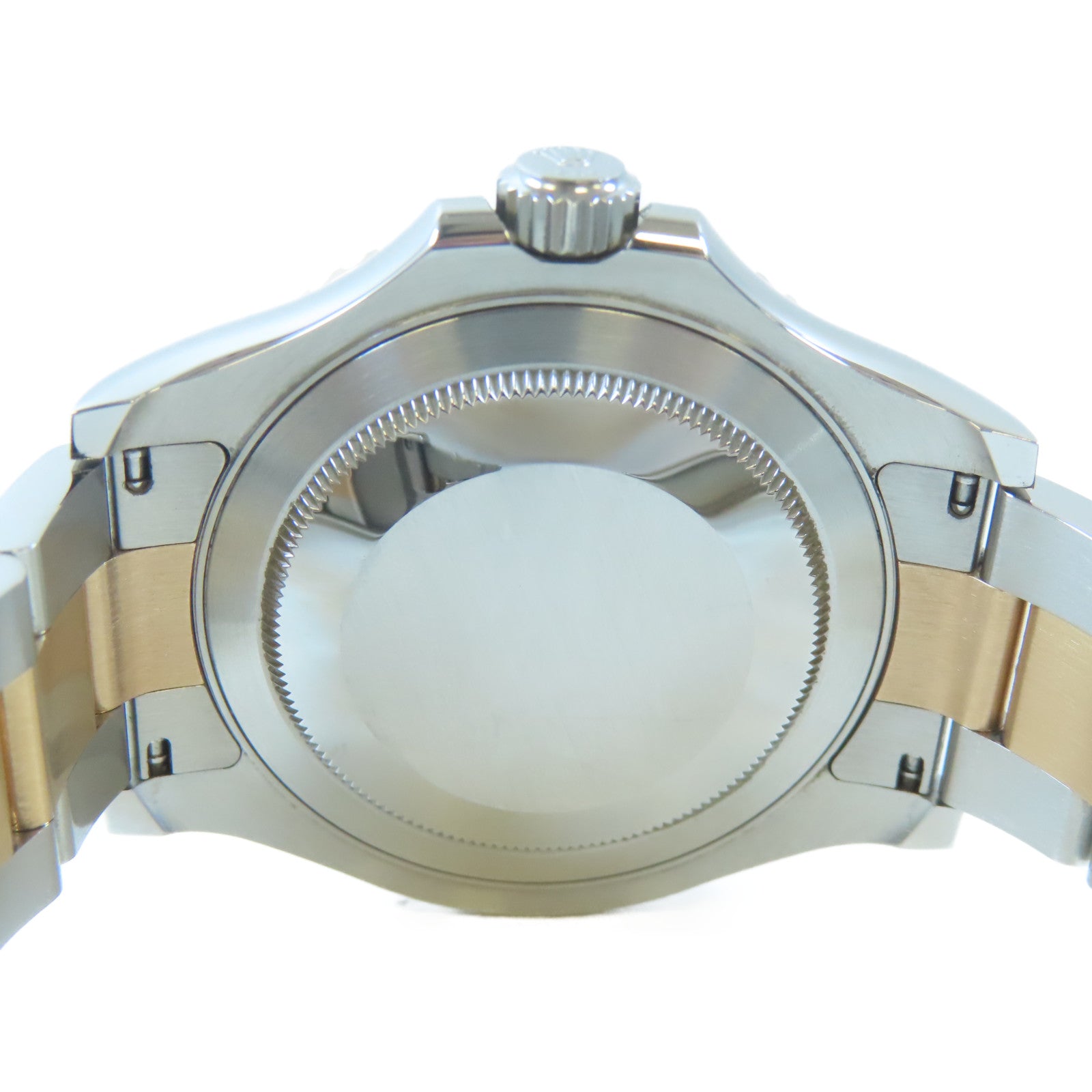 ROLEX Yacht Master18K黃金/不鏽鋼手錶自動機芯銅色#19.25cm
