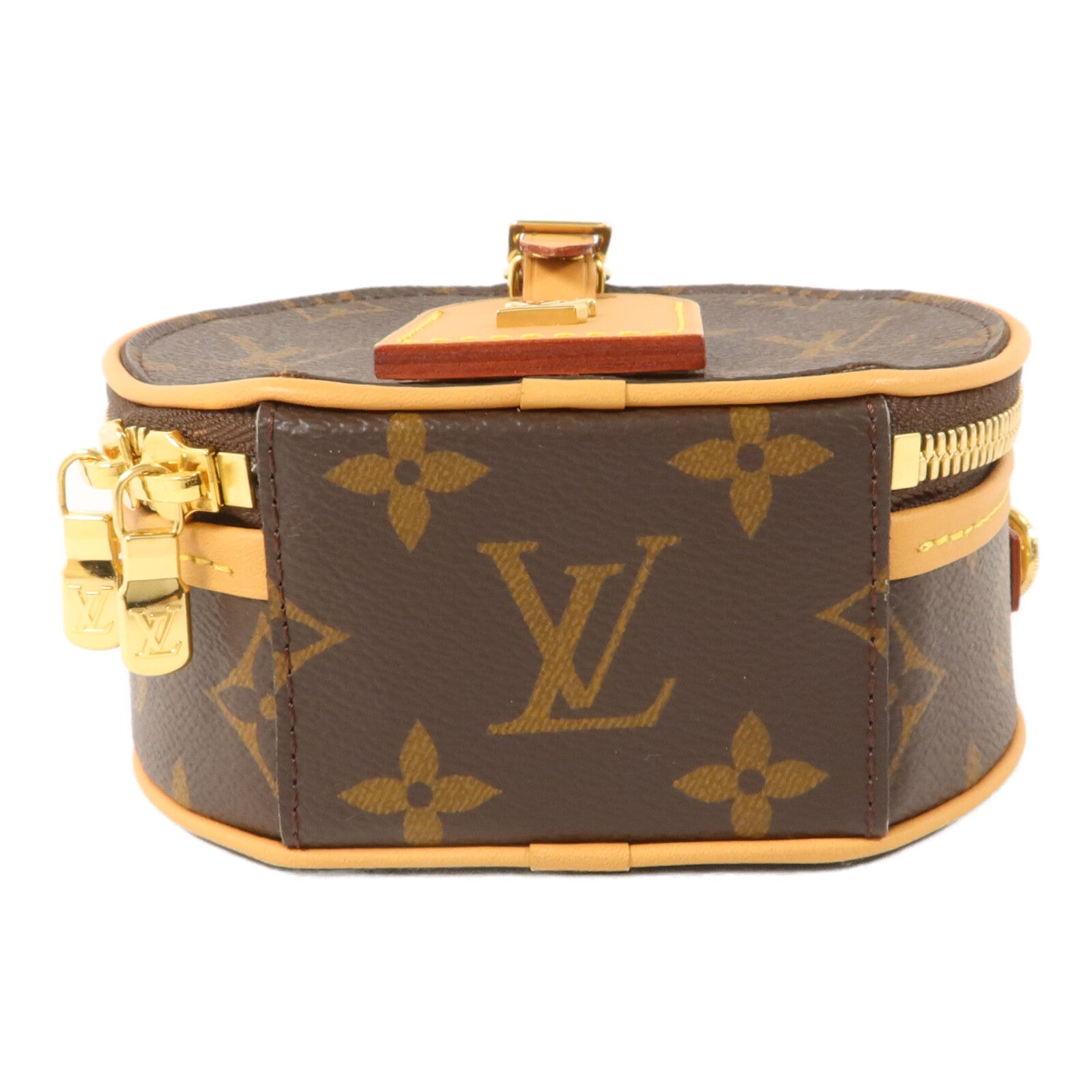 LOUIS VUITTON Monogram Mini Boite Chapeau金扣手挽肩背兩用袋