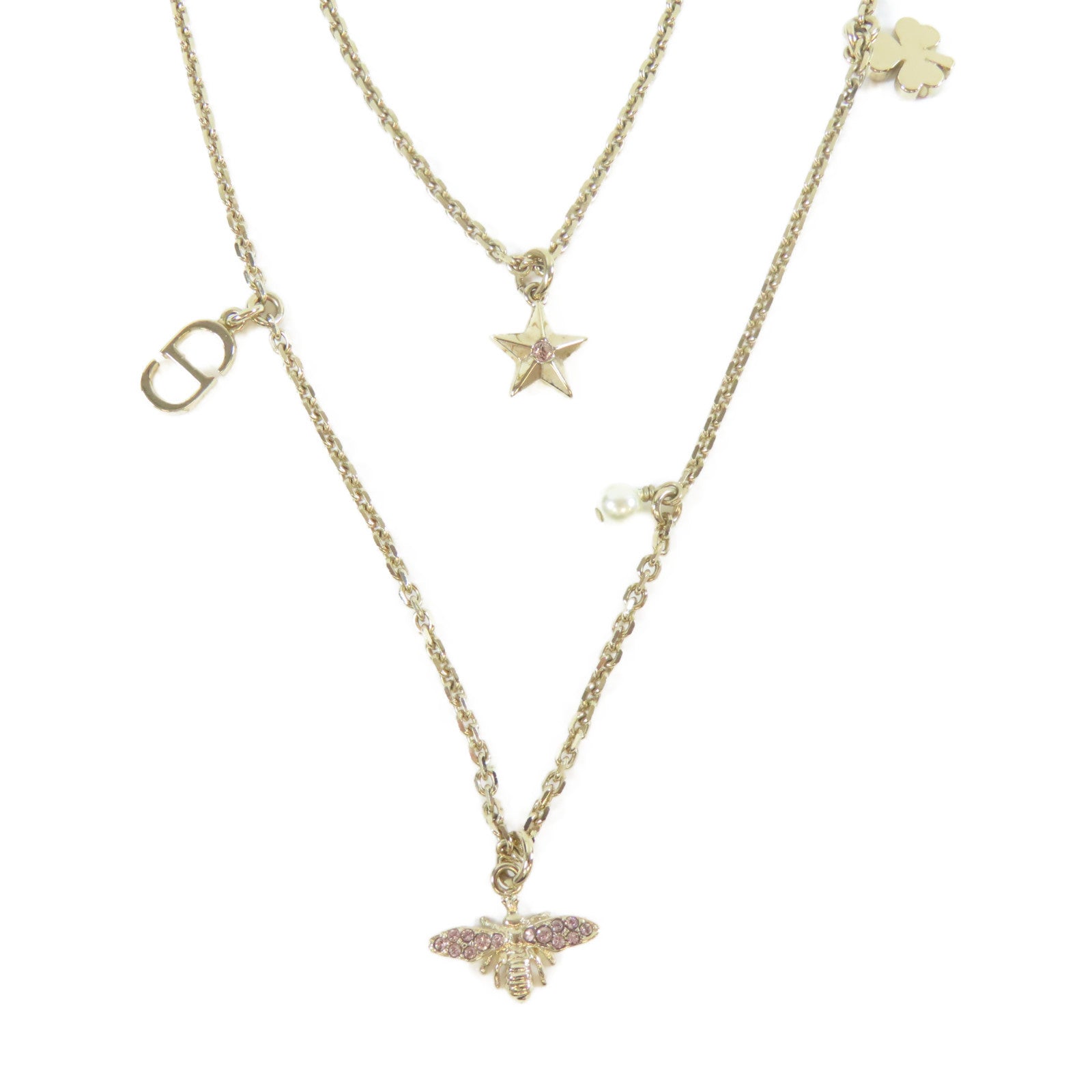 Dior 【激減優惠】金屬Necklace項鍊金色#60cm