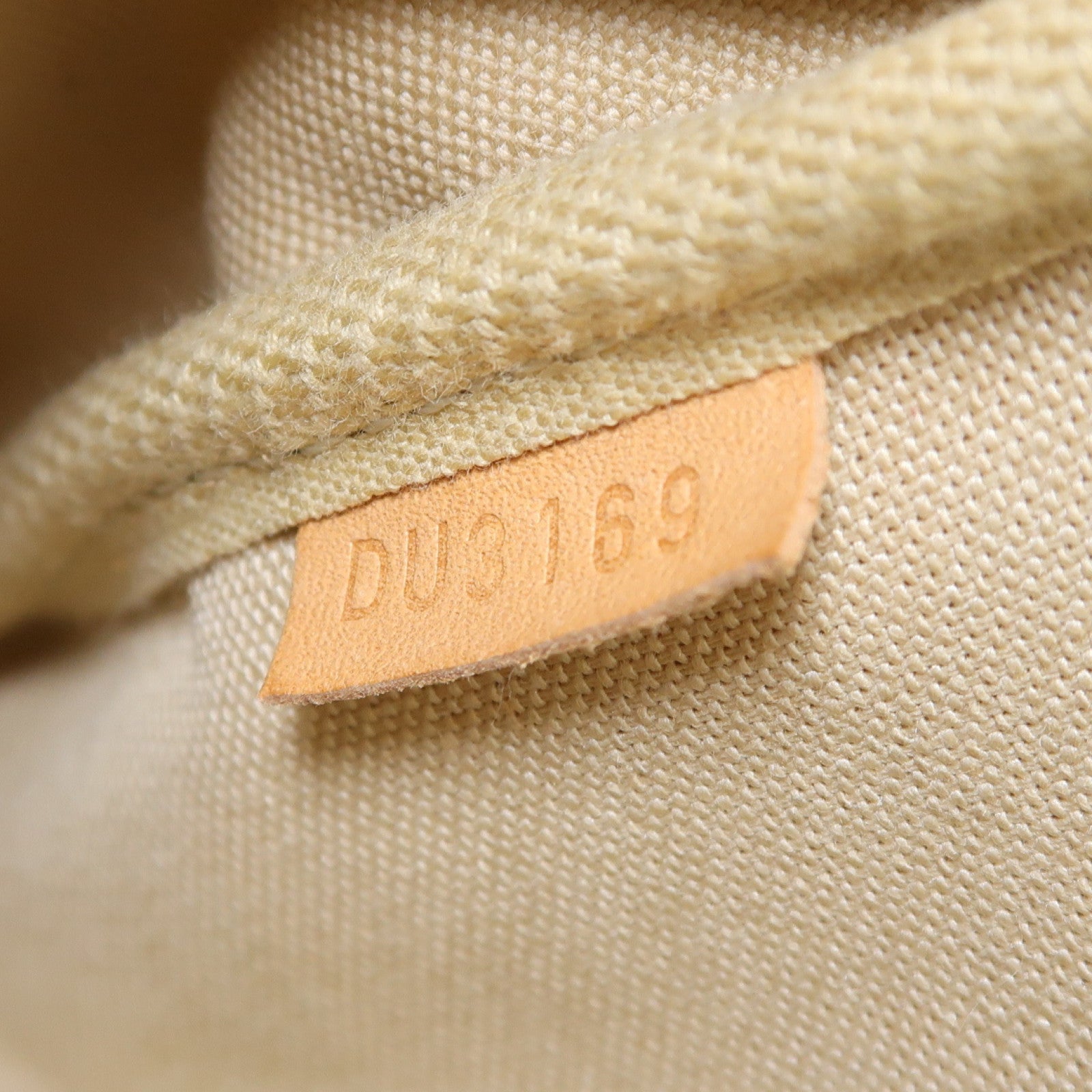 LOUIS VUITTON Damier Azur Favorite MM金扣手挽肩背兩用袋白色