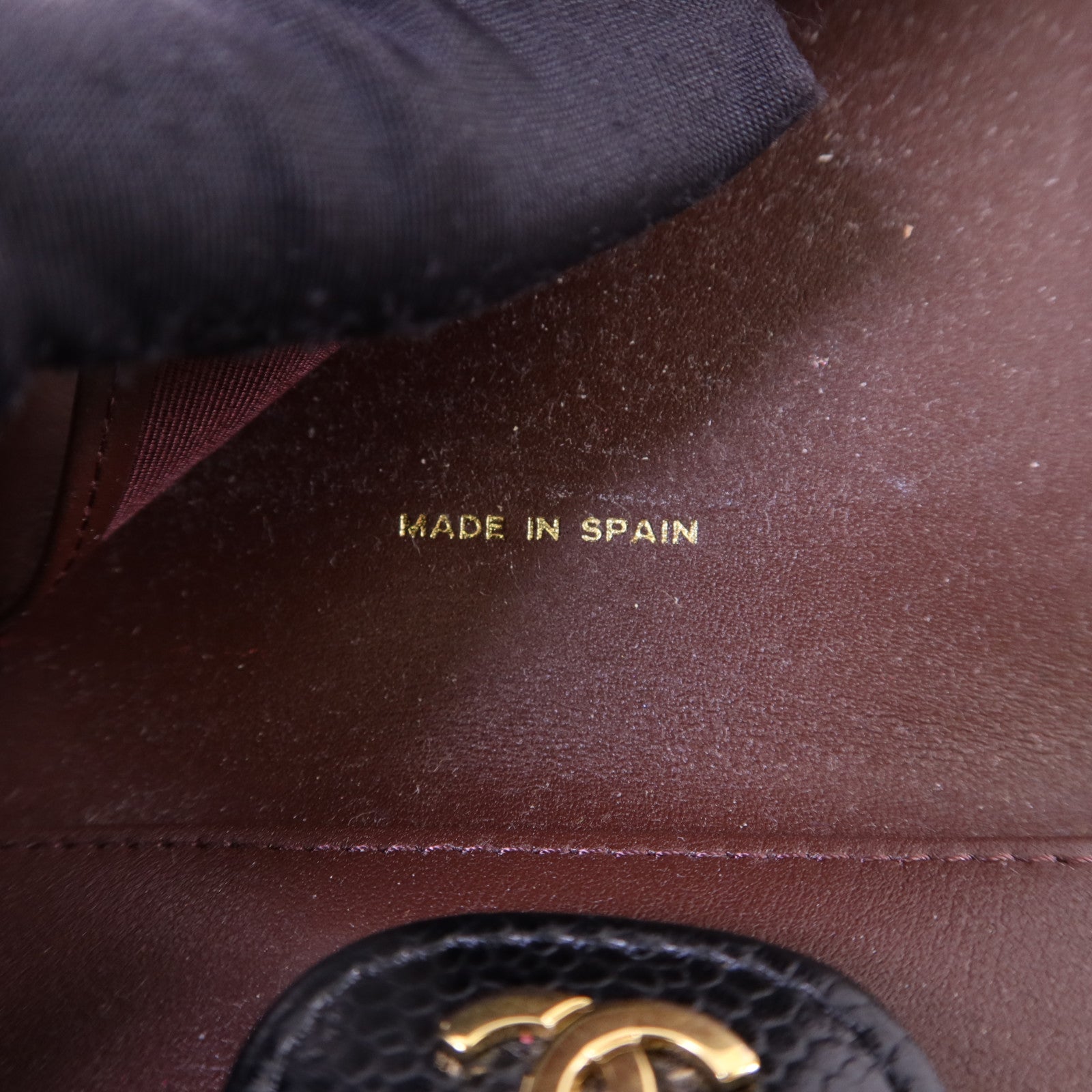CHANEL 牛皮皮革Wallet金扣錢包