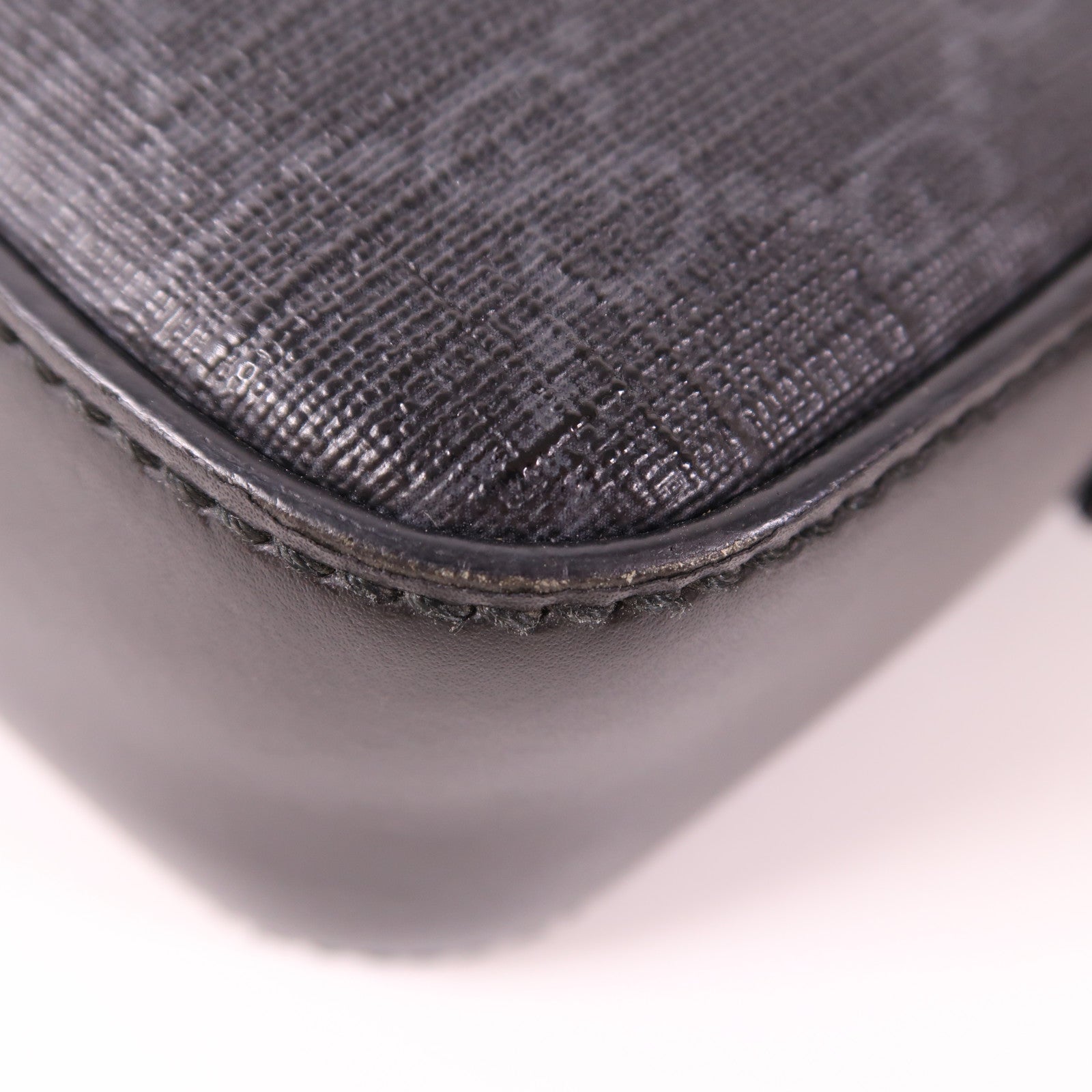 GUCCI 塗層帆布/牛皮皮革GG Supreme銀扣肩背袋