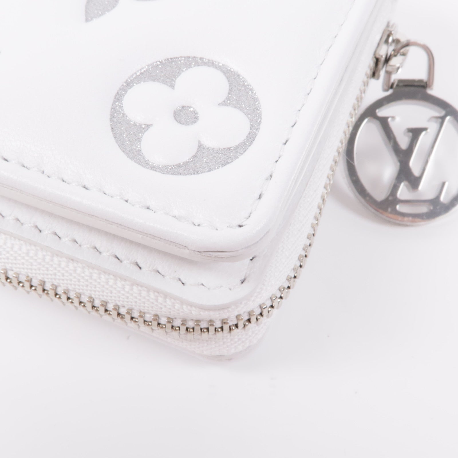 LOUIS VUITTON Monogram Embossed Portefeuille Wallet銀扣錢包