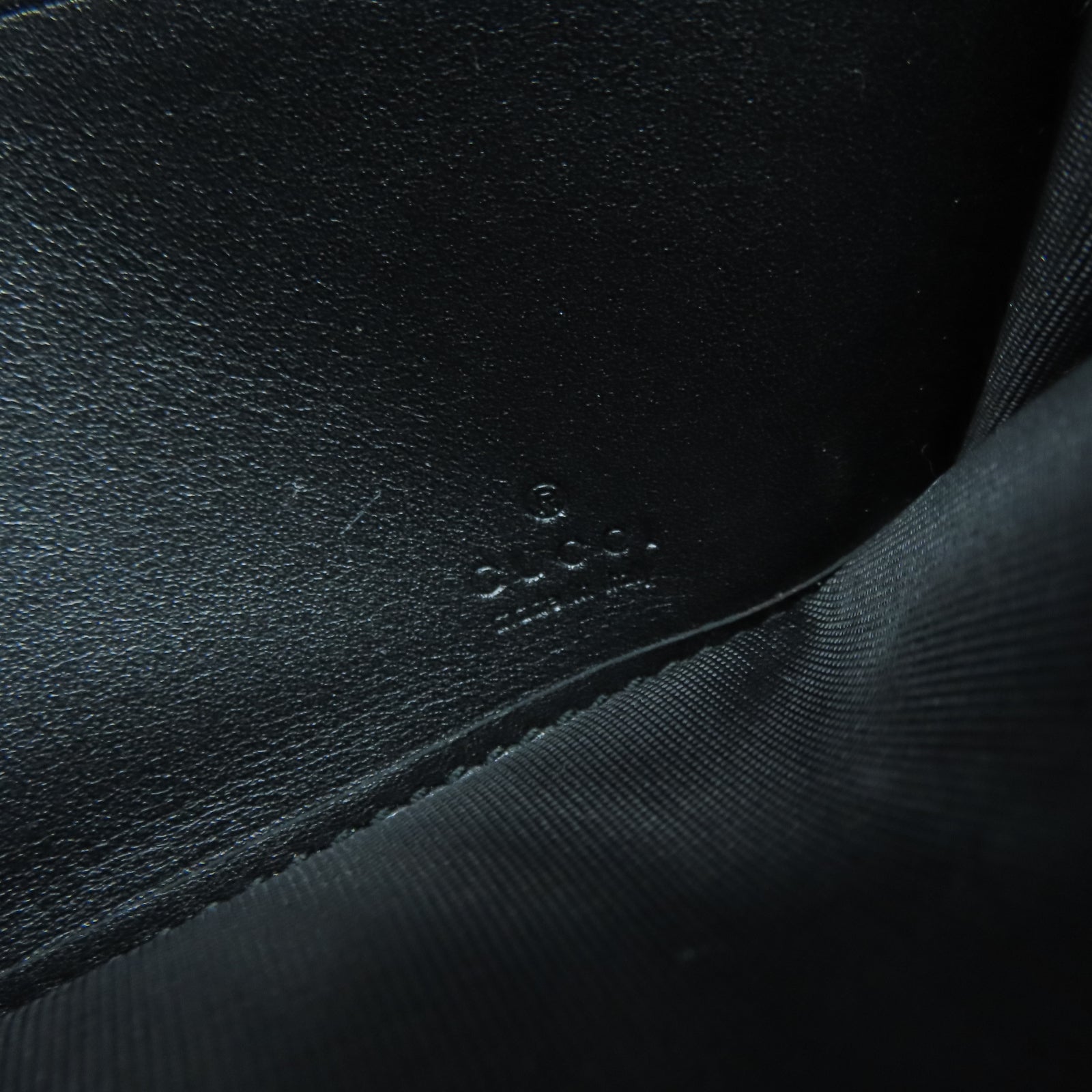 GUCCI 【清倉大減價】斜紋牛皮皮革Long Wallet金扣長錢包黑色