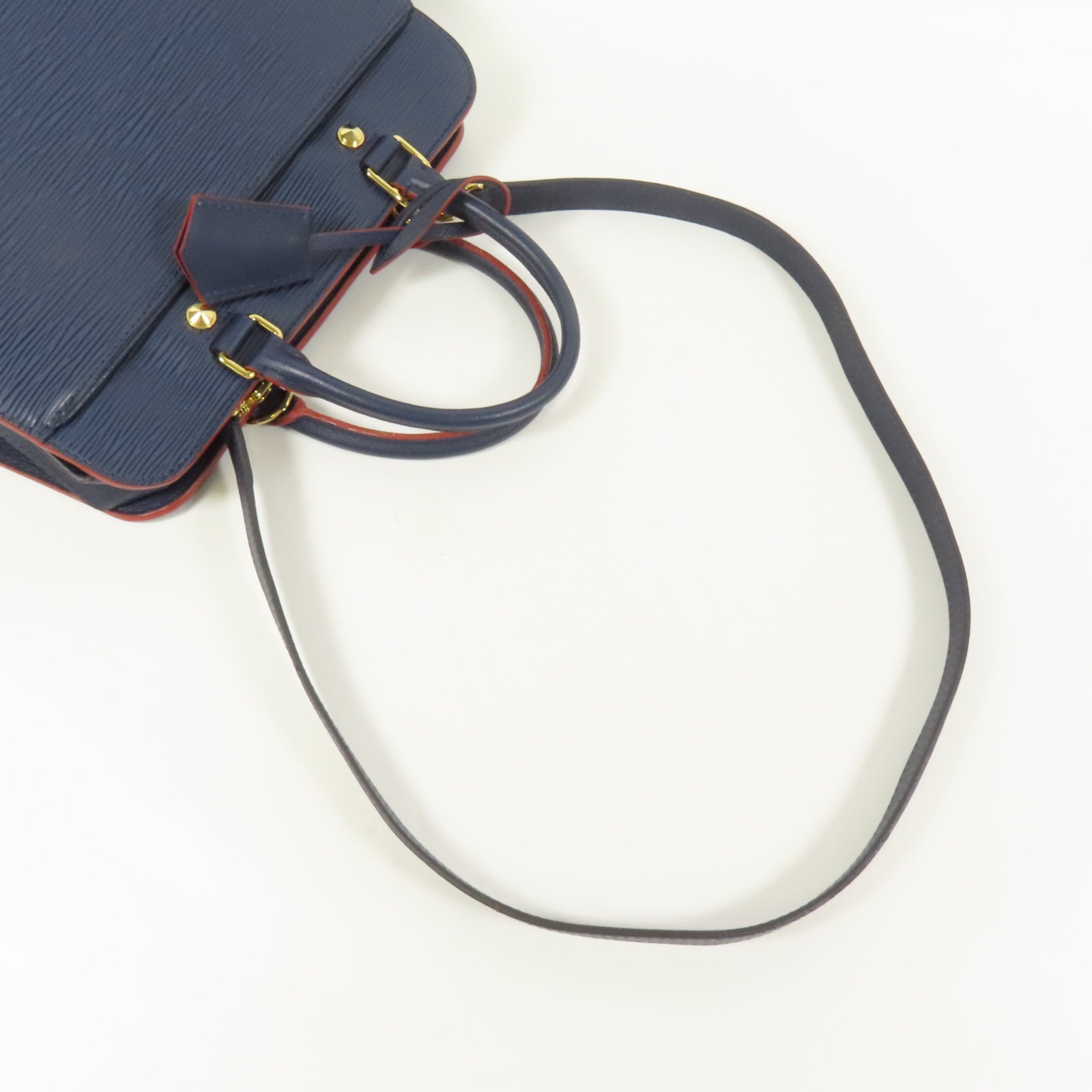 LOUIS VUITTON Epi Veneau MM金扣手挽肩背兩用袋