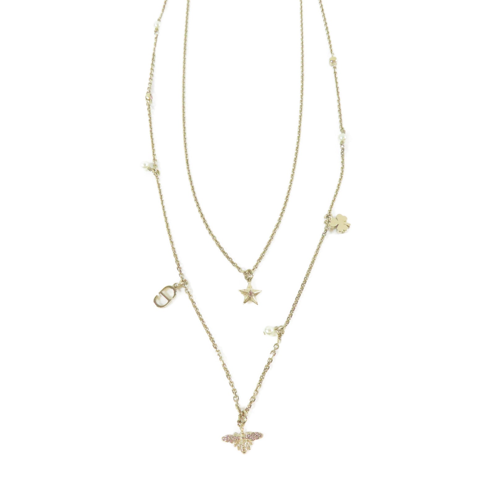 Dior 【激減優惠】金屬Necklace項鍊金色#60cm