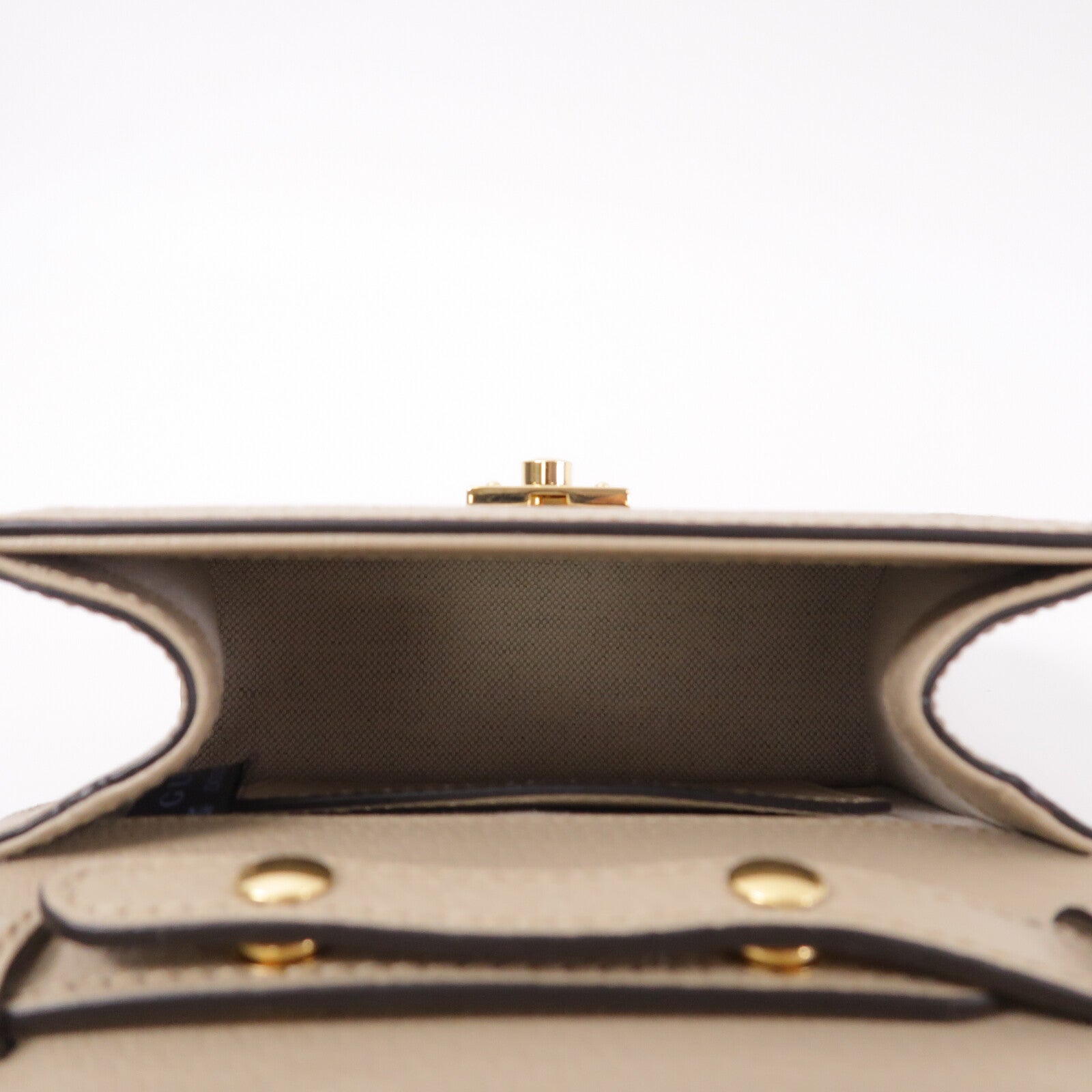 GUCCI 塗層帆布Ophidia GG Mini鏈帶手挽肩背兩用袋