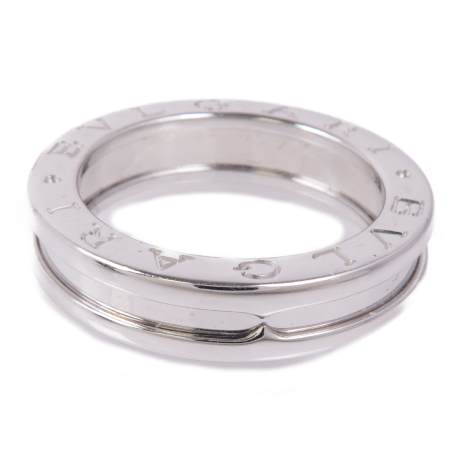 BVLGARI 【激減優惠】18K白金B-zero 1 Band戒指Bvlgari#50/US#5.25
