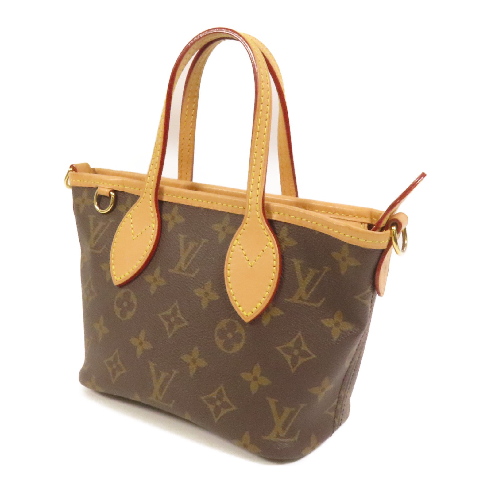 LOUIS VUITTON Monogram Neverfull BB金扣手挽肩背兩用袋