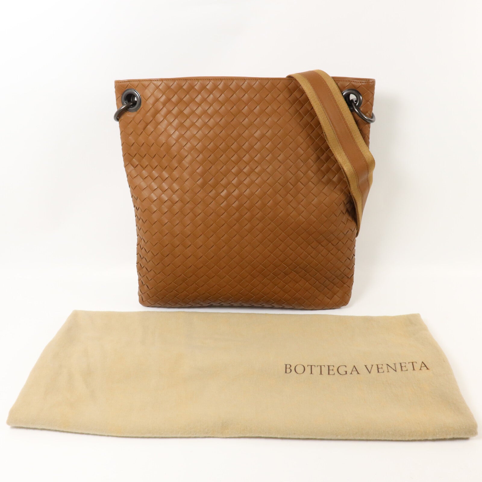 BOTTEGA VENETA 羊皮皮革Messenger Bag肩背袋