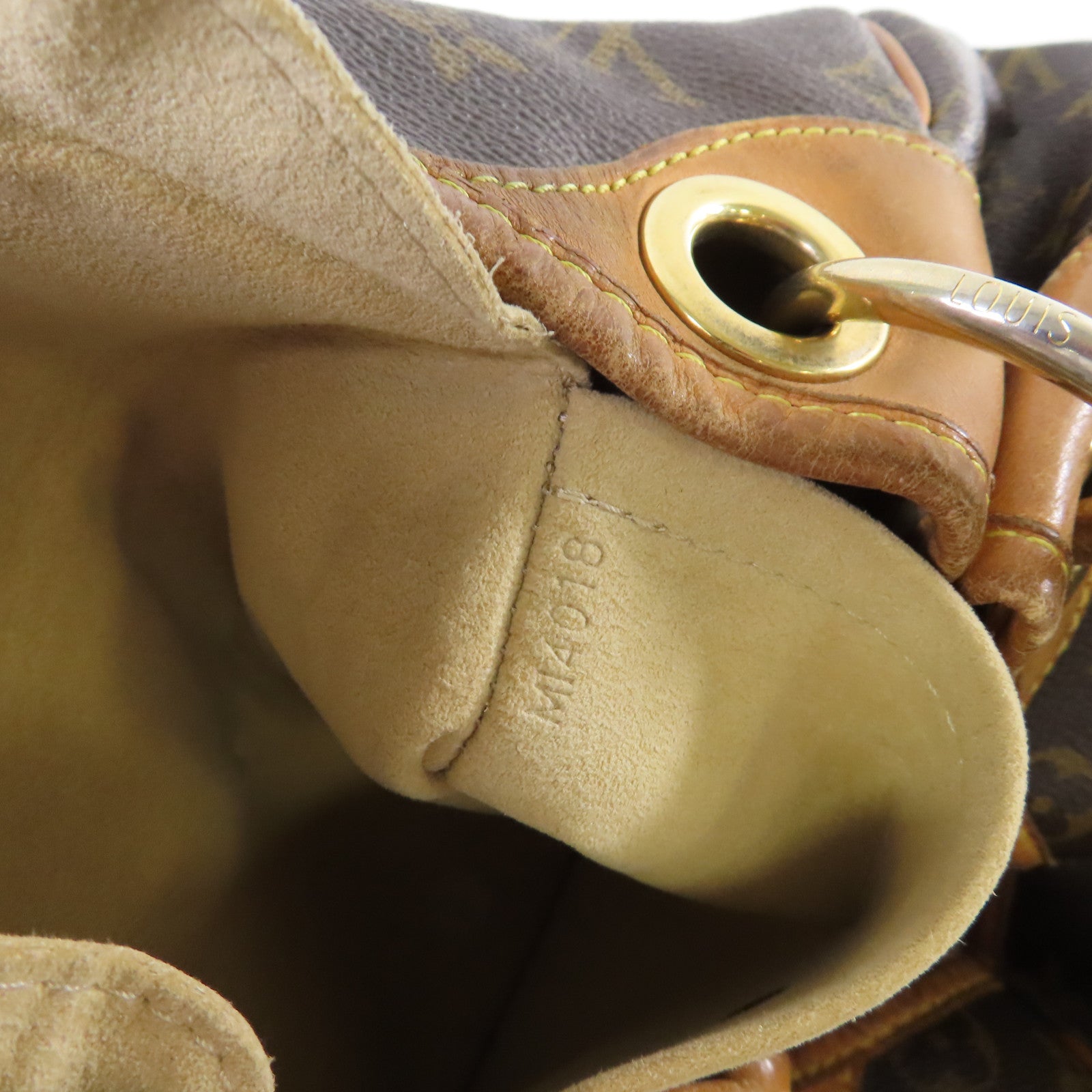 LOUIS VUITTON 【清倉大減價】Monogram Galliera PM Shoulder Bag金扣肩背袋啡色