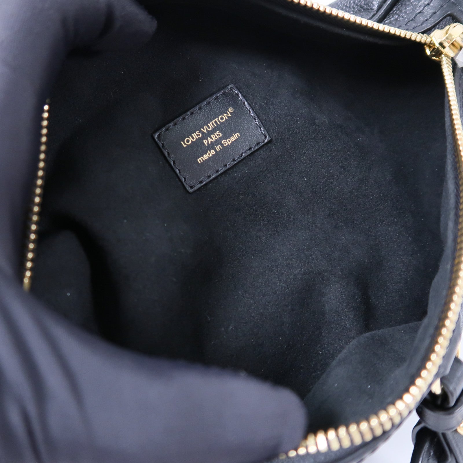 LOUIS VUITTON Monogram Empreinte High Rise PM鏈帶肩背袋