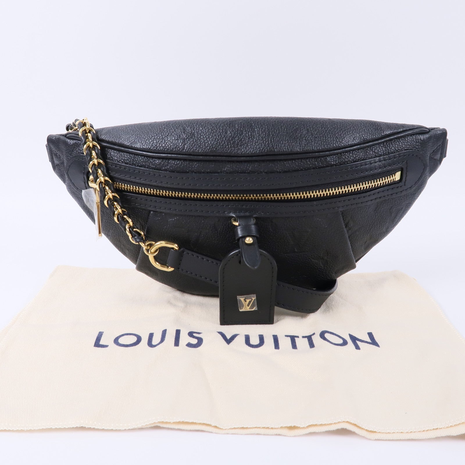 LOUIS VUITTON Monogram Empreinte High Rise PM鏈帶肩背袋