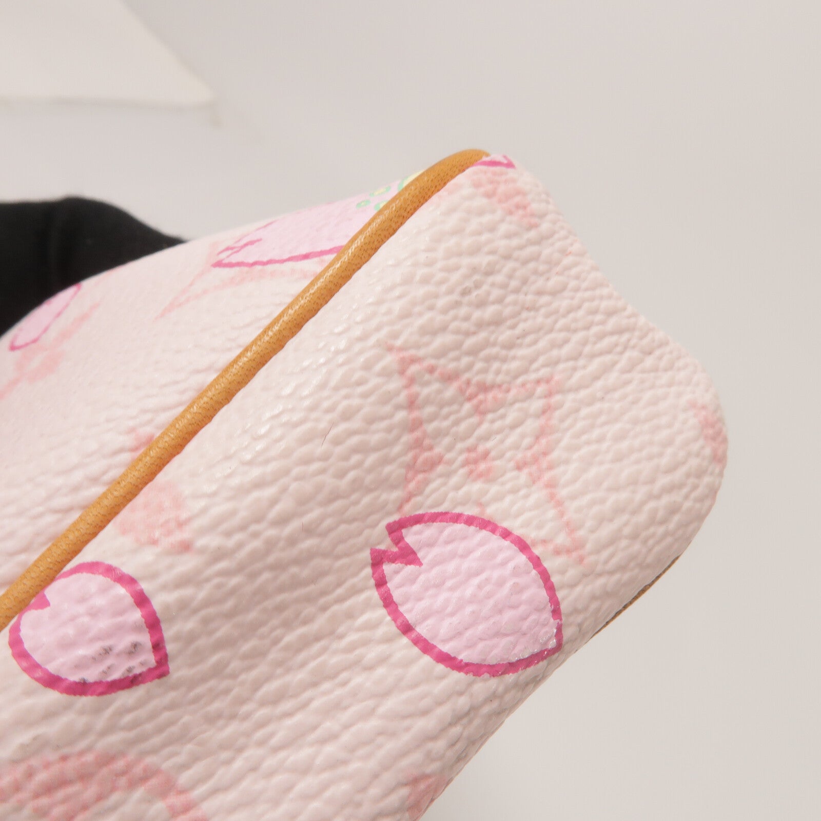 LOUIS VUITTON Monogram/Vachetta Cherry Blossom Pochette Accessoires