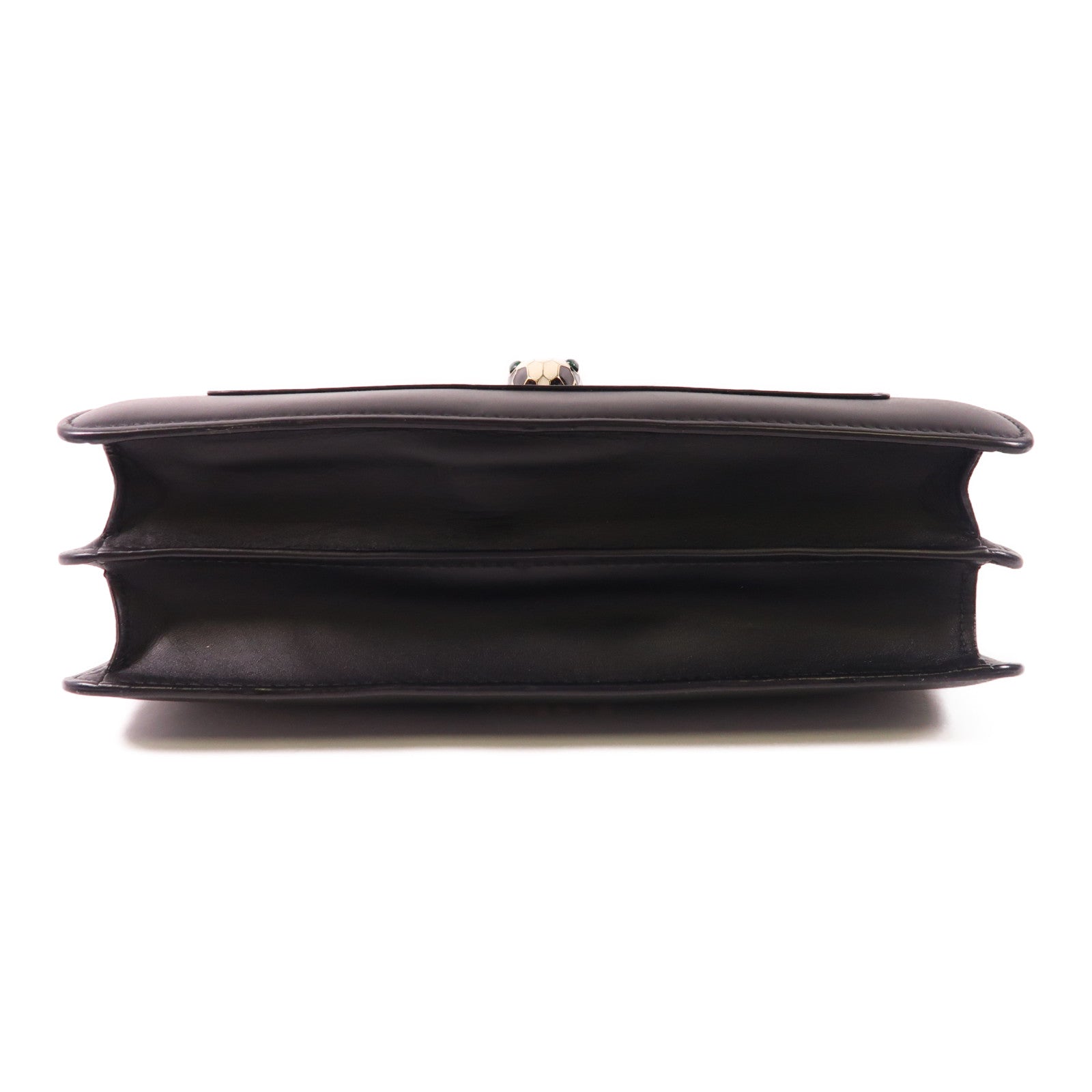 BVLGARI 牛皮皮革Serpenti Forever金扣鏈帶肩背袋