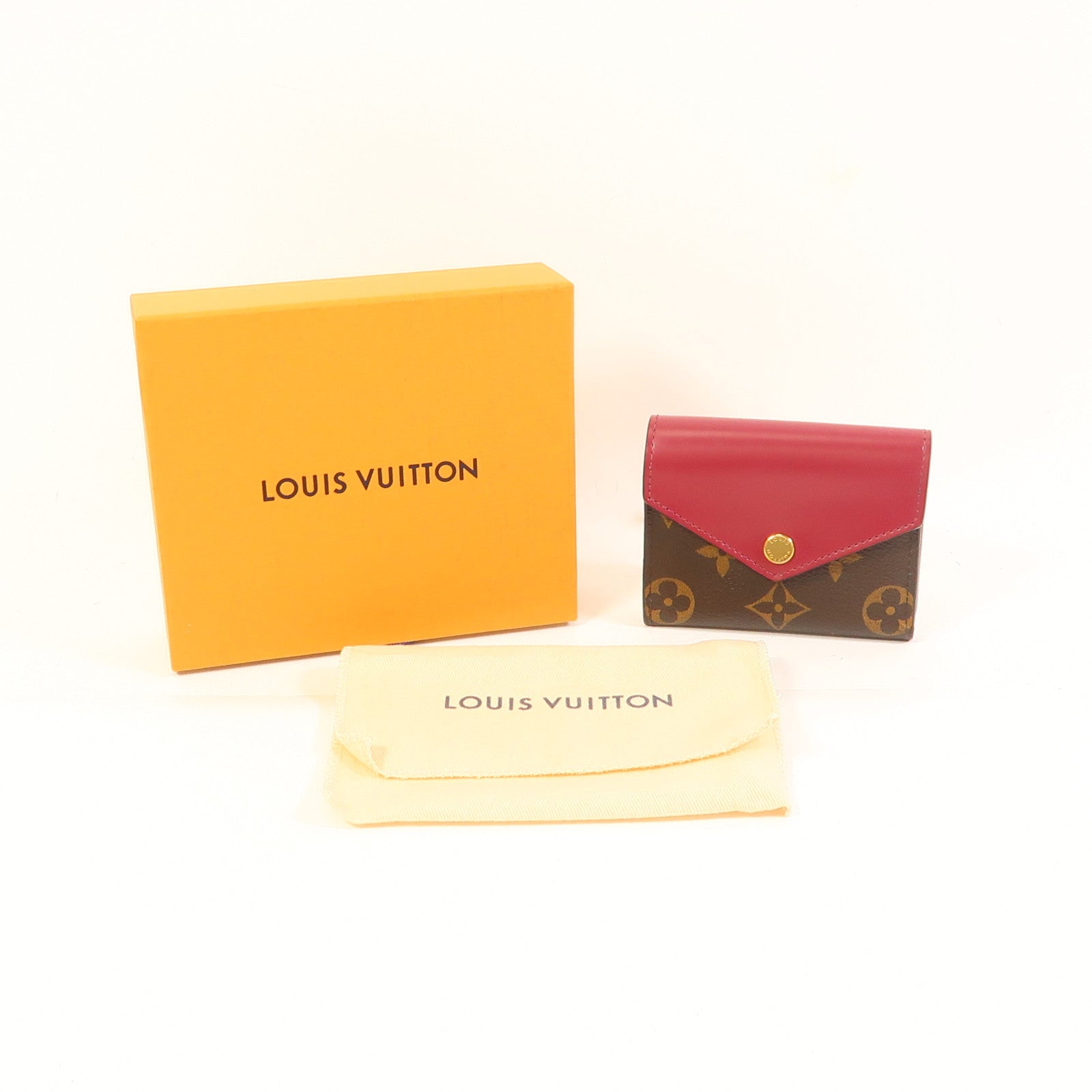 LOUIS VUITTON Monogram Zoe Wallet金扣錢包