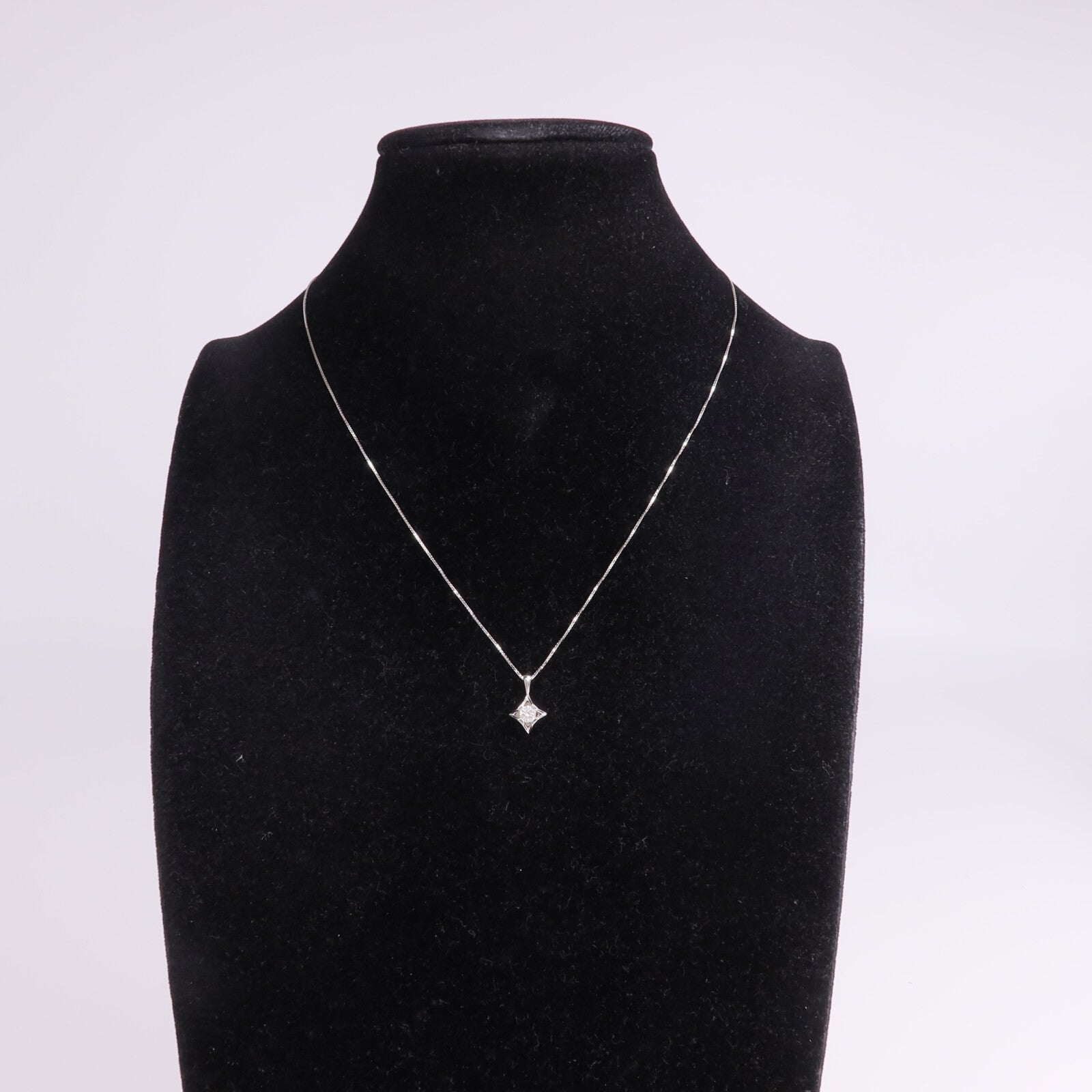 JEWELRY 18K白金Diamond Necklace鑽石項鍊