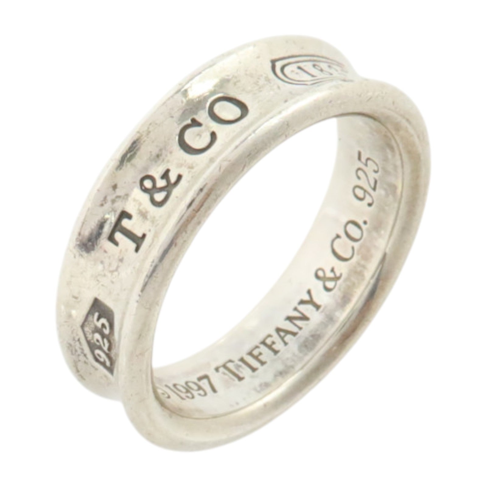 TIFFANY＆CO 925純銀1837 Ring戒指US#9.5