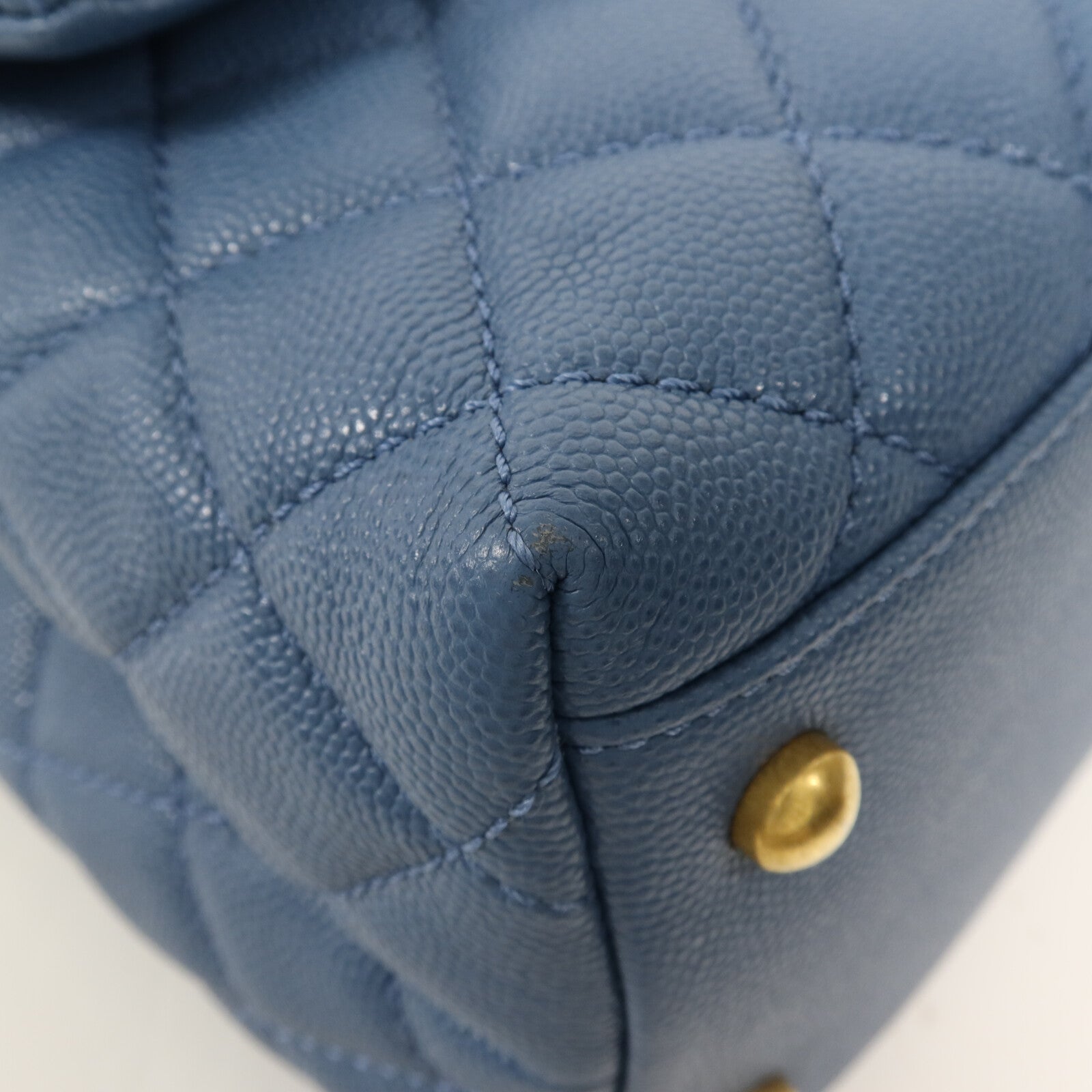 CHANEL 牛皮皮革Coco Handle金扣手挽肩背兩用袋