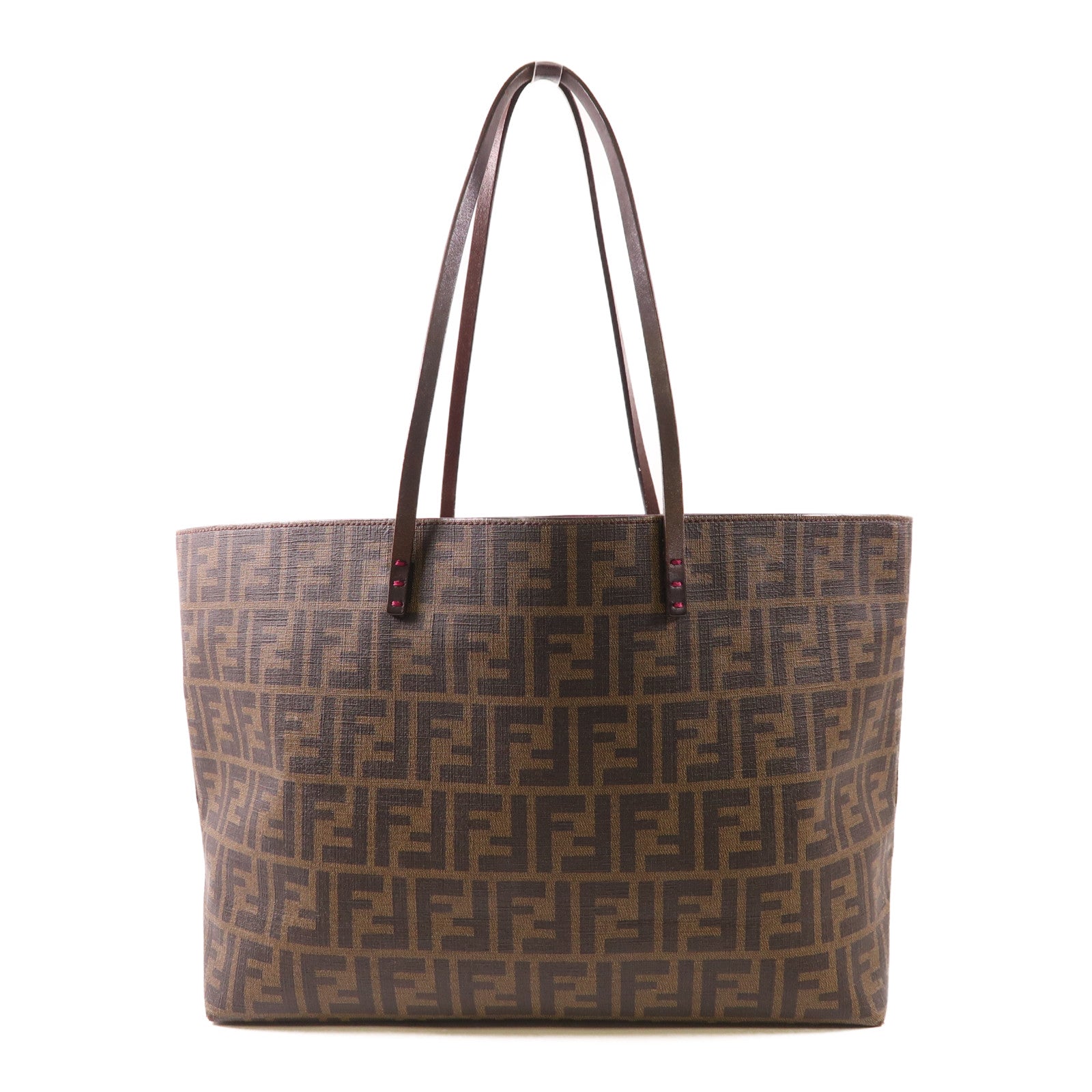 FENDI 塗層帆布Tote Bag金扣手挽袋