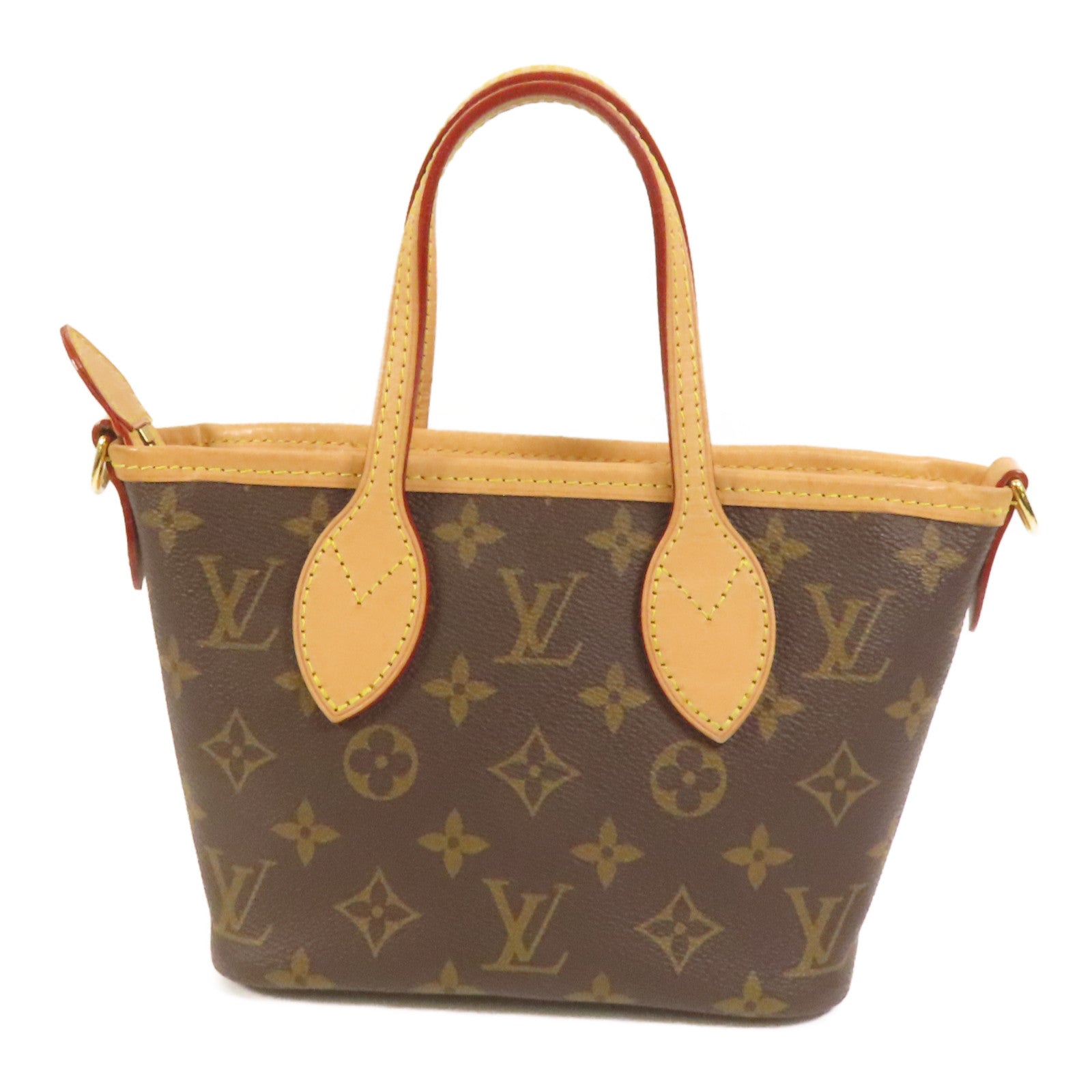 LOUIS VUITTON Monogram Neverfull BB金扣手挽肩背兩用袋