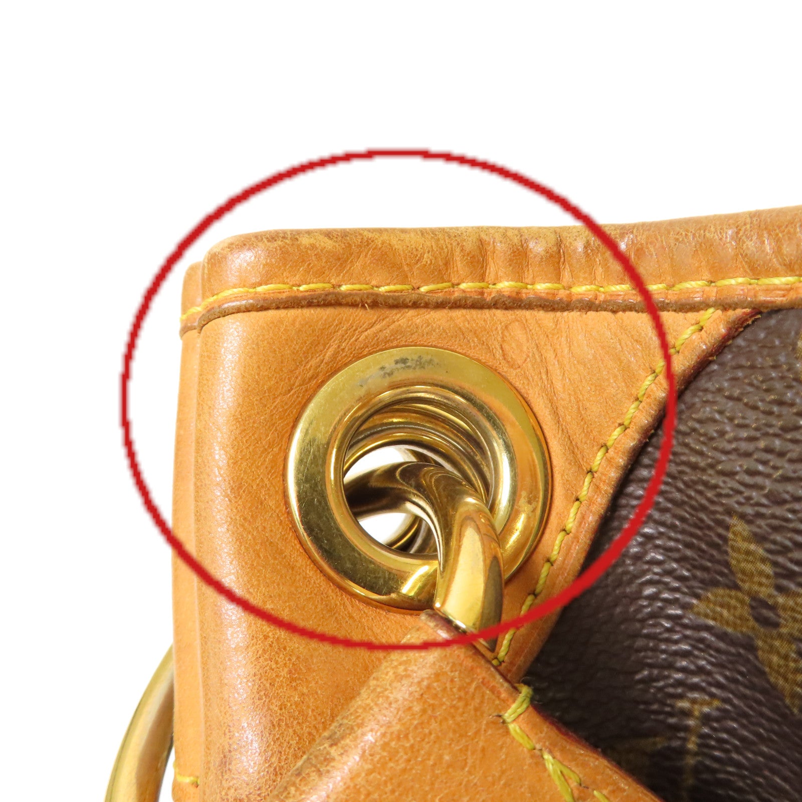 LOUIS VUITTON 【清倉大減價】Monogram Galliera PM Shoulder Bag金扣肩背袋啡色
