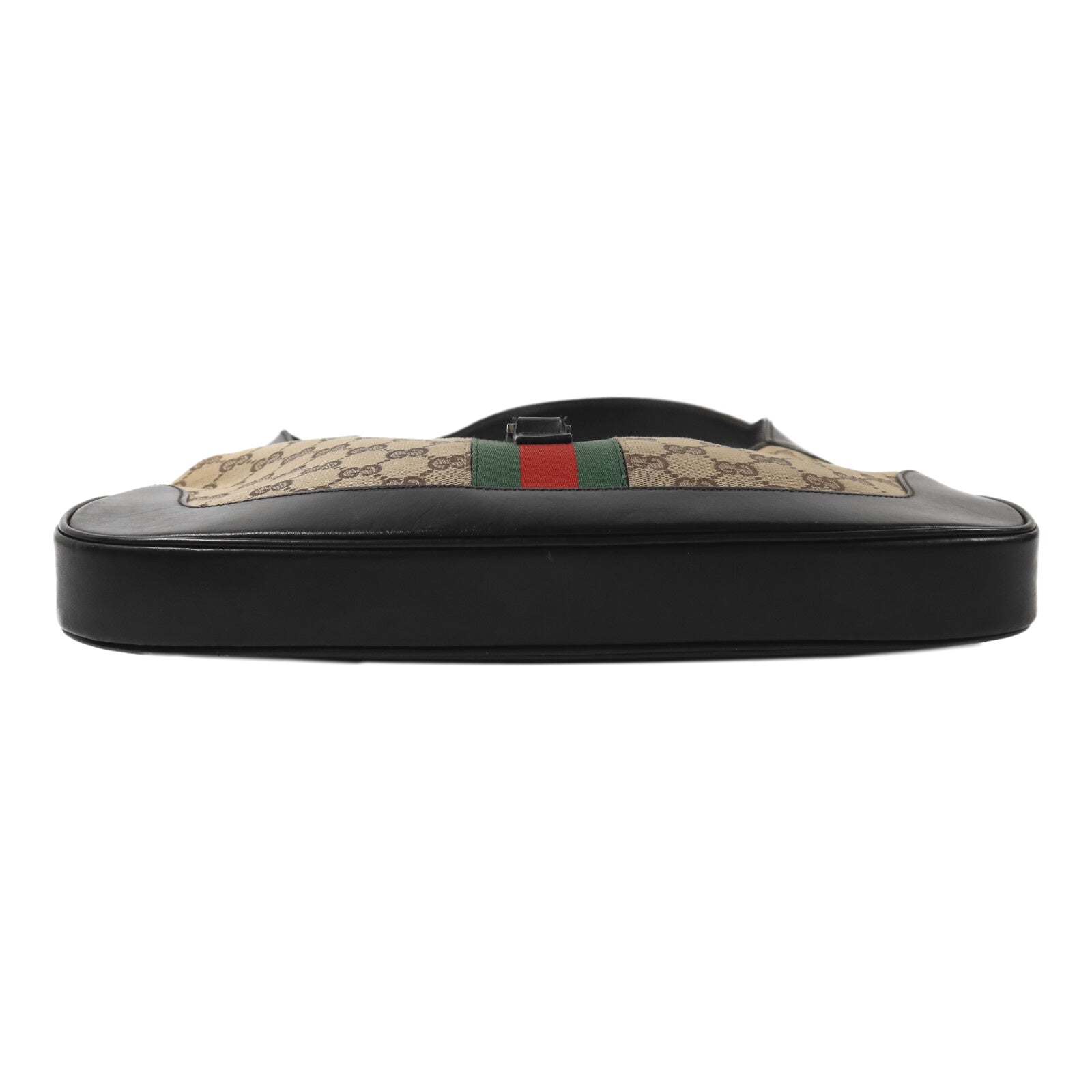 GUCCI 帆布Jackie Hobo銀扣肩背袋